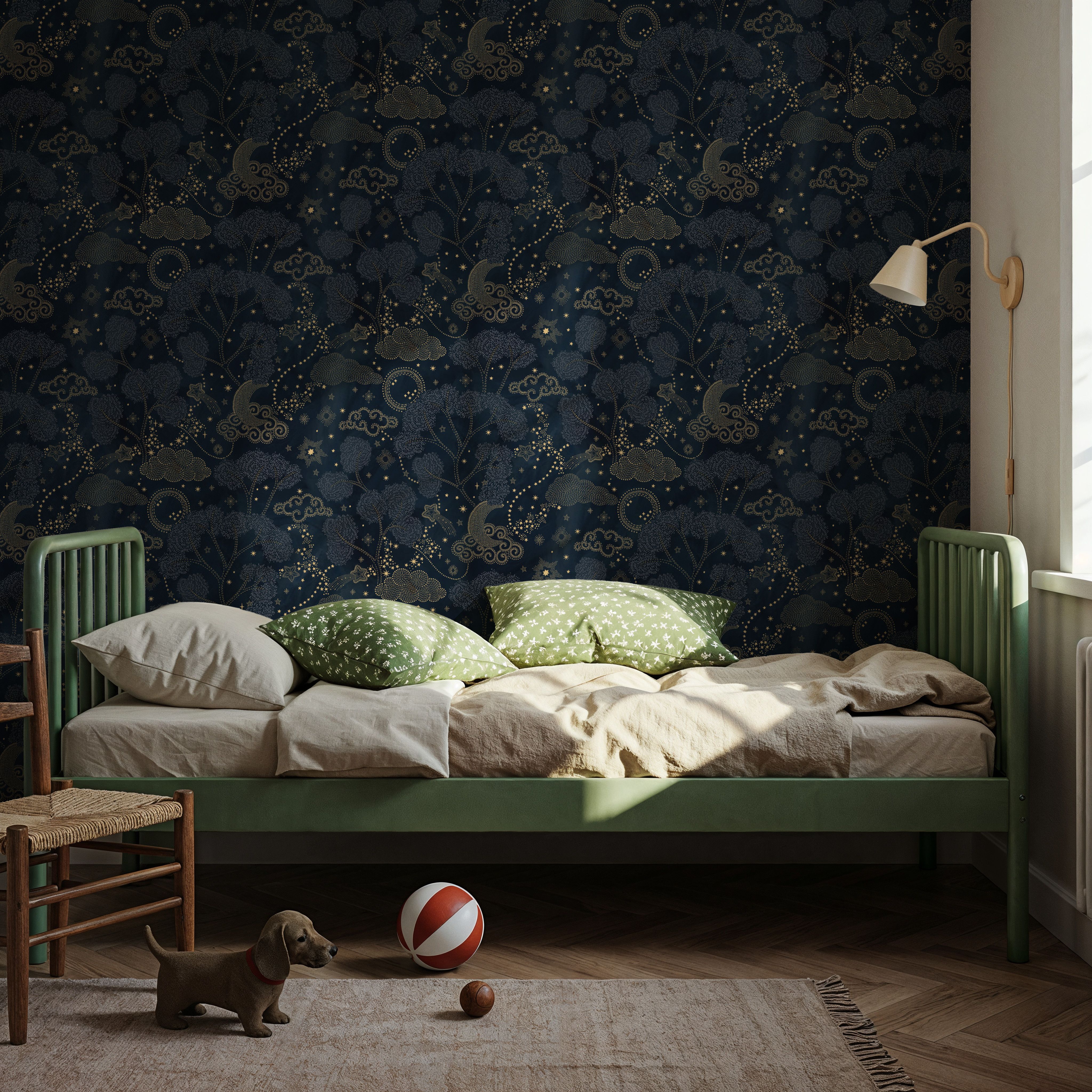 Moonlit Sky Petite, Midnight, Carte da parati