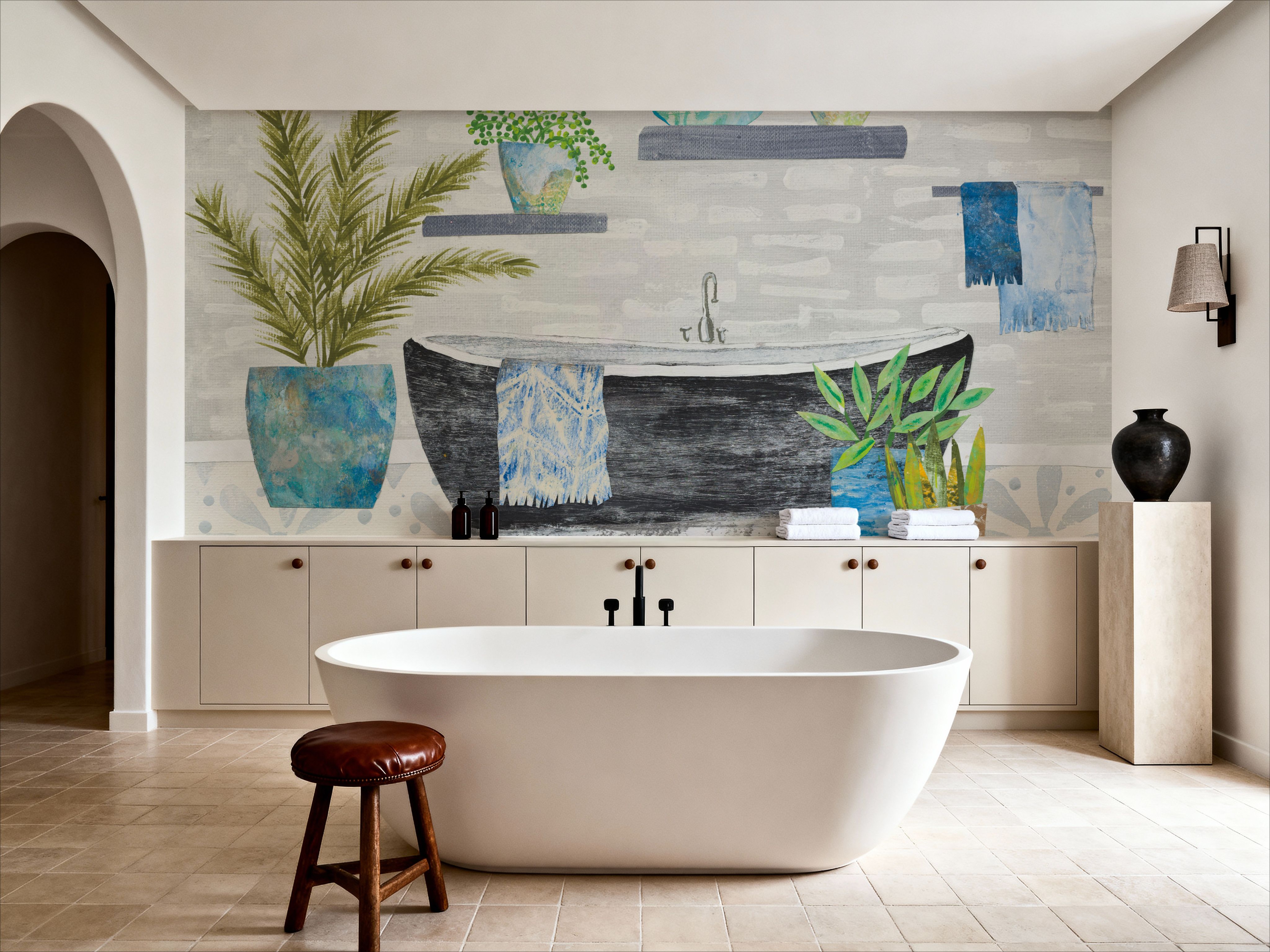 Botanical Bathroom I