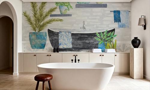 Botanical Bathroom I
