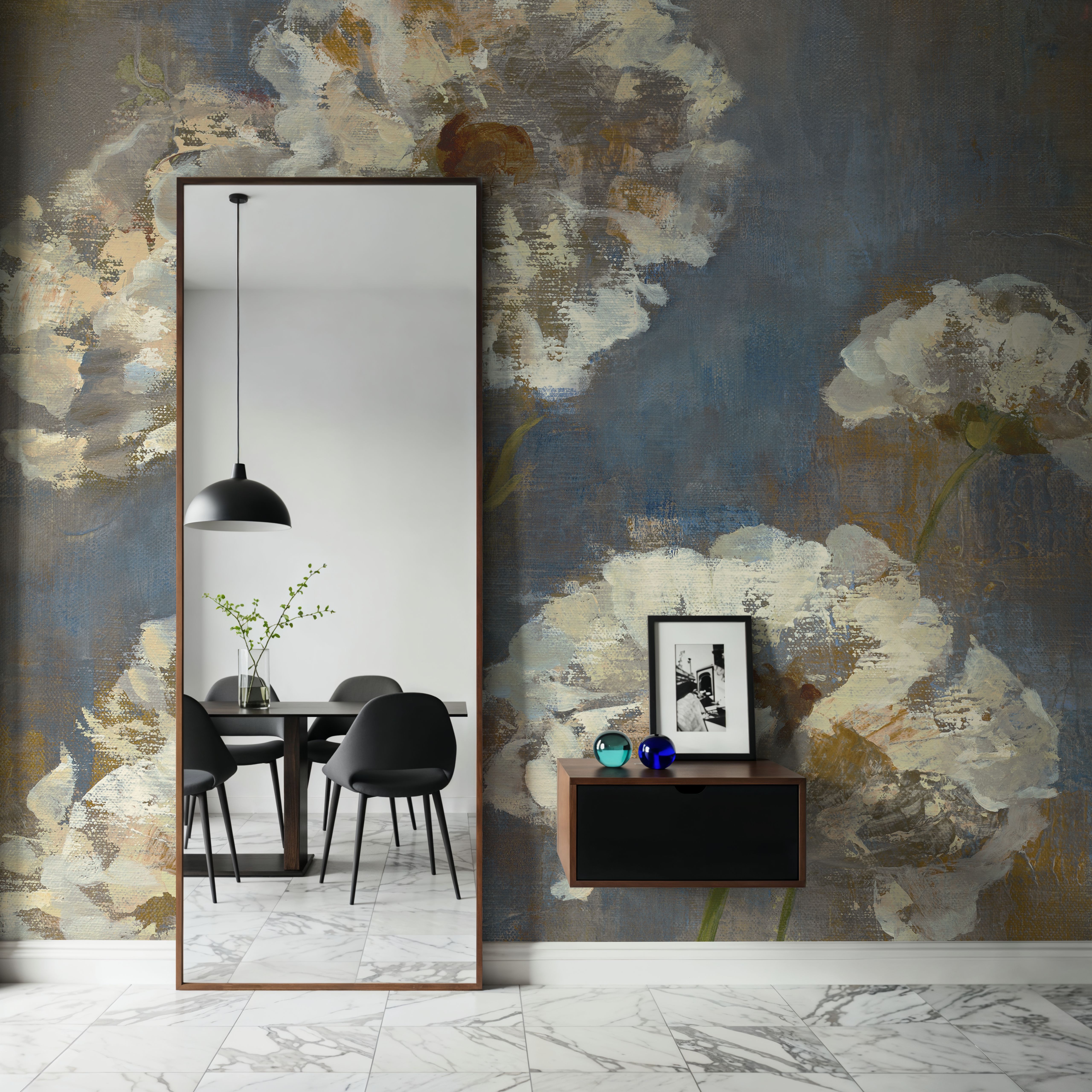 Flowers in Morning Dew I