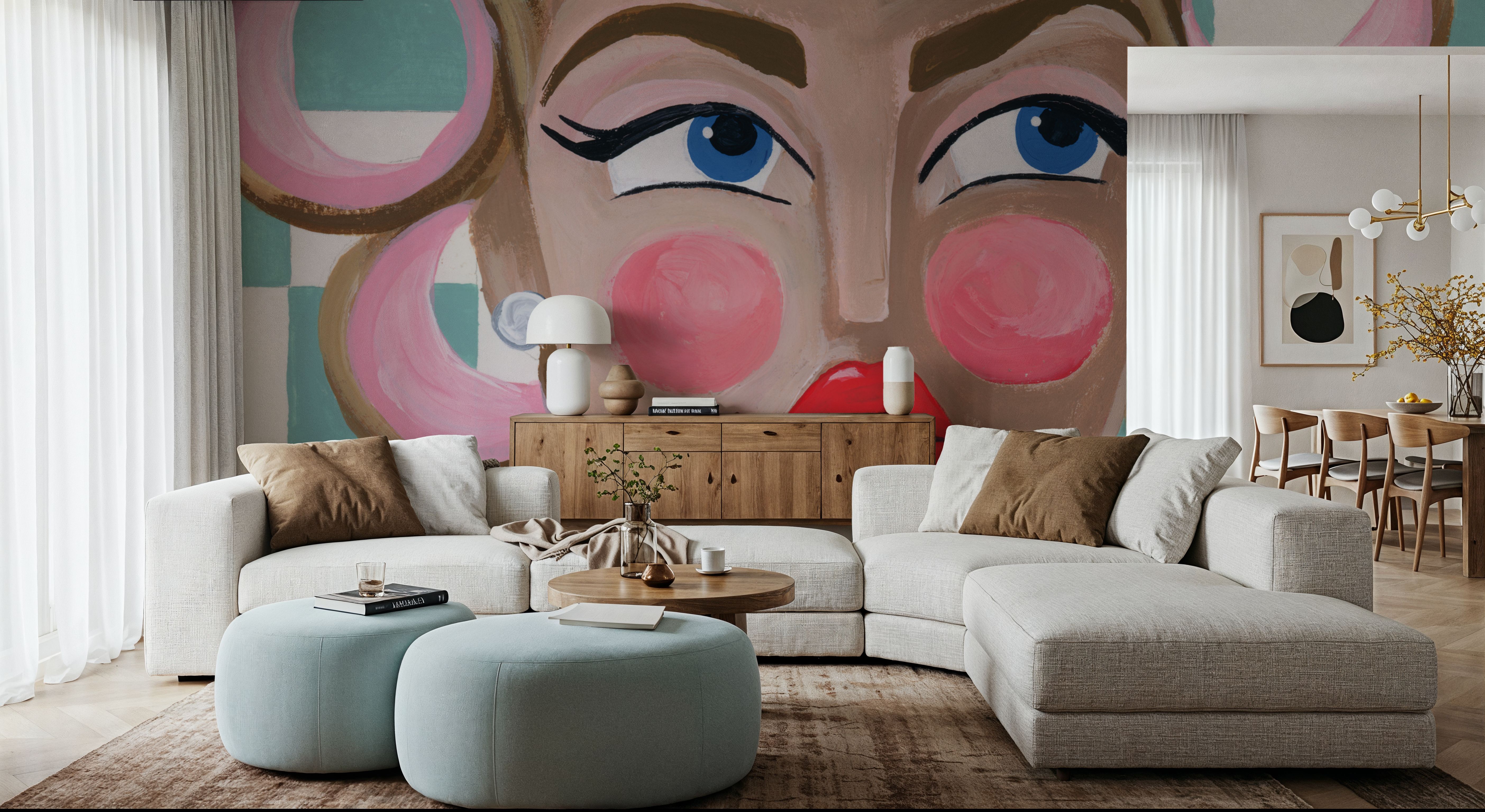 Salon Day II, Wallpaper