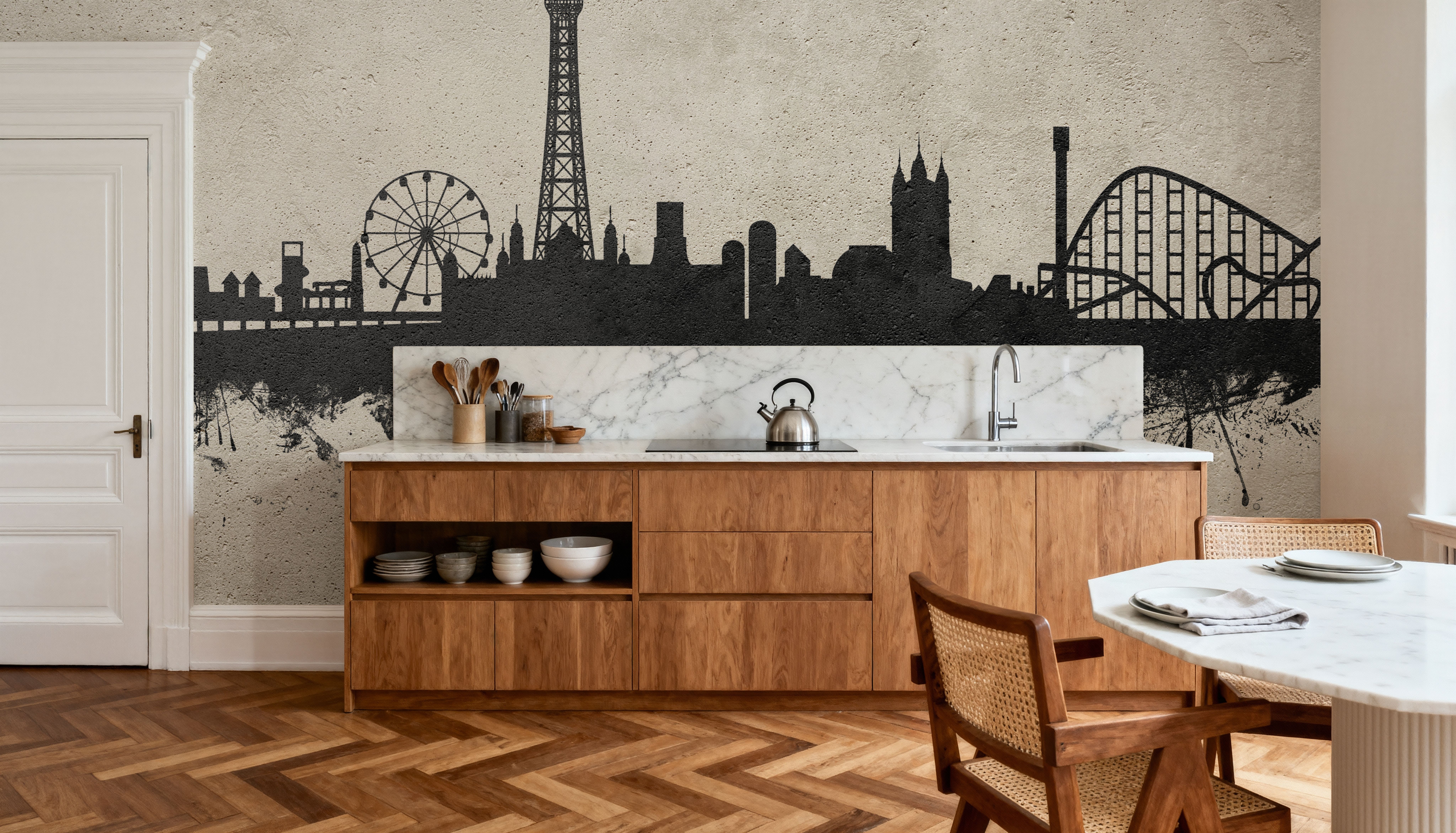 Blackpool England Skyline Concrete