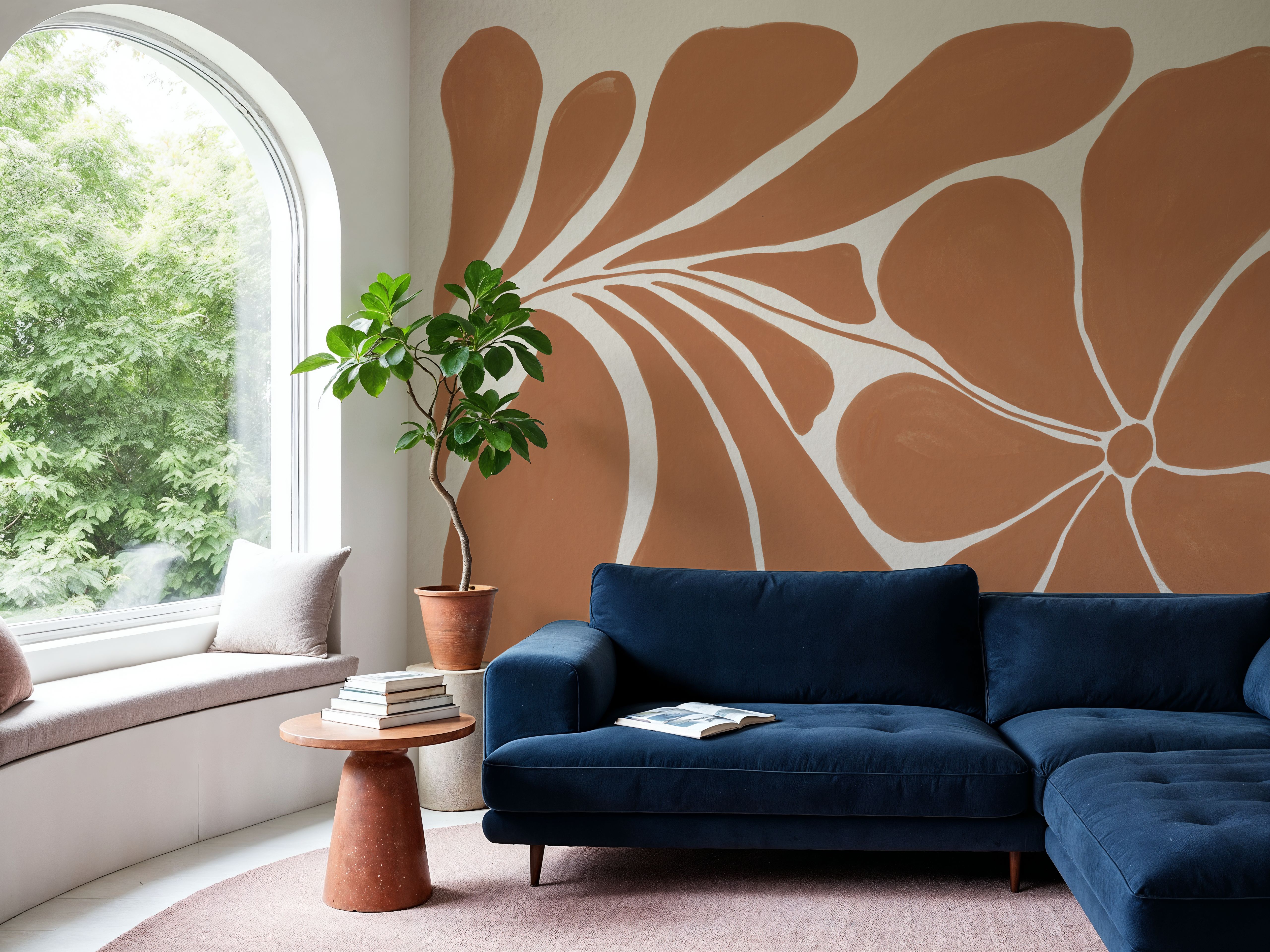 Blooming Joy I Terracotta