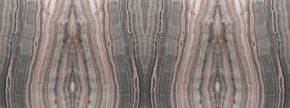 Onyx Mirage Bookmatched, Dusty Terracotta
