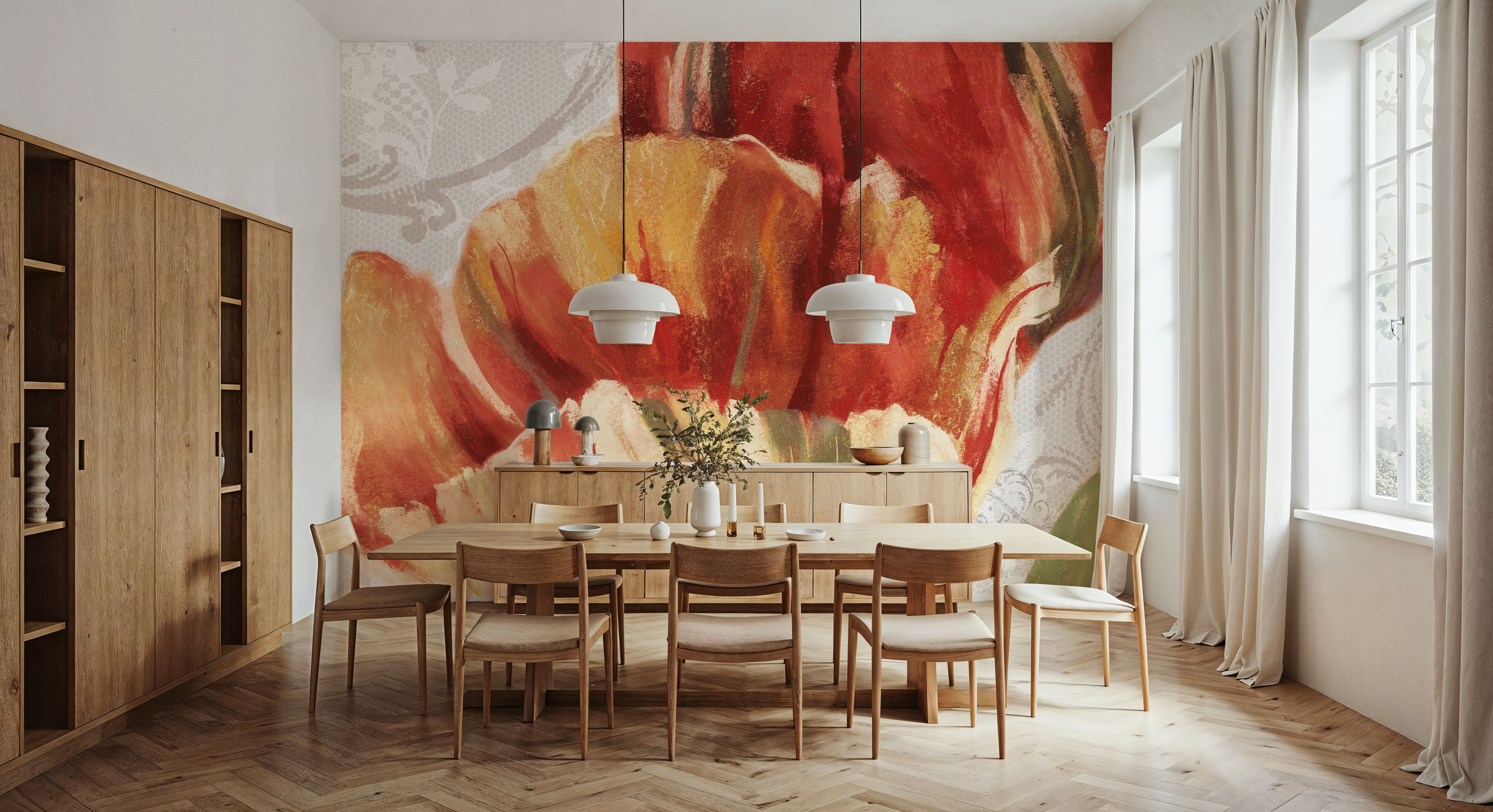 Spring Tulips Red II