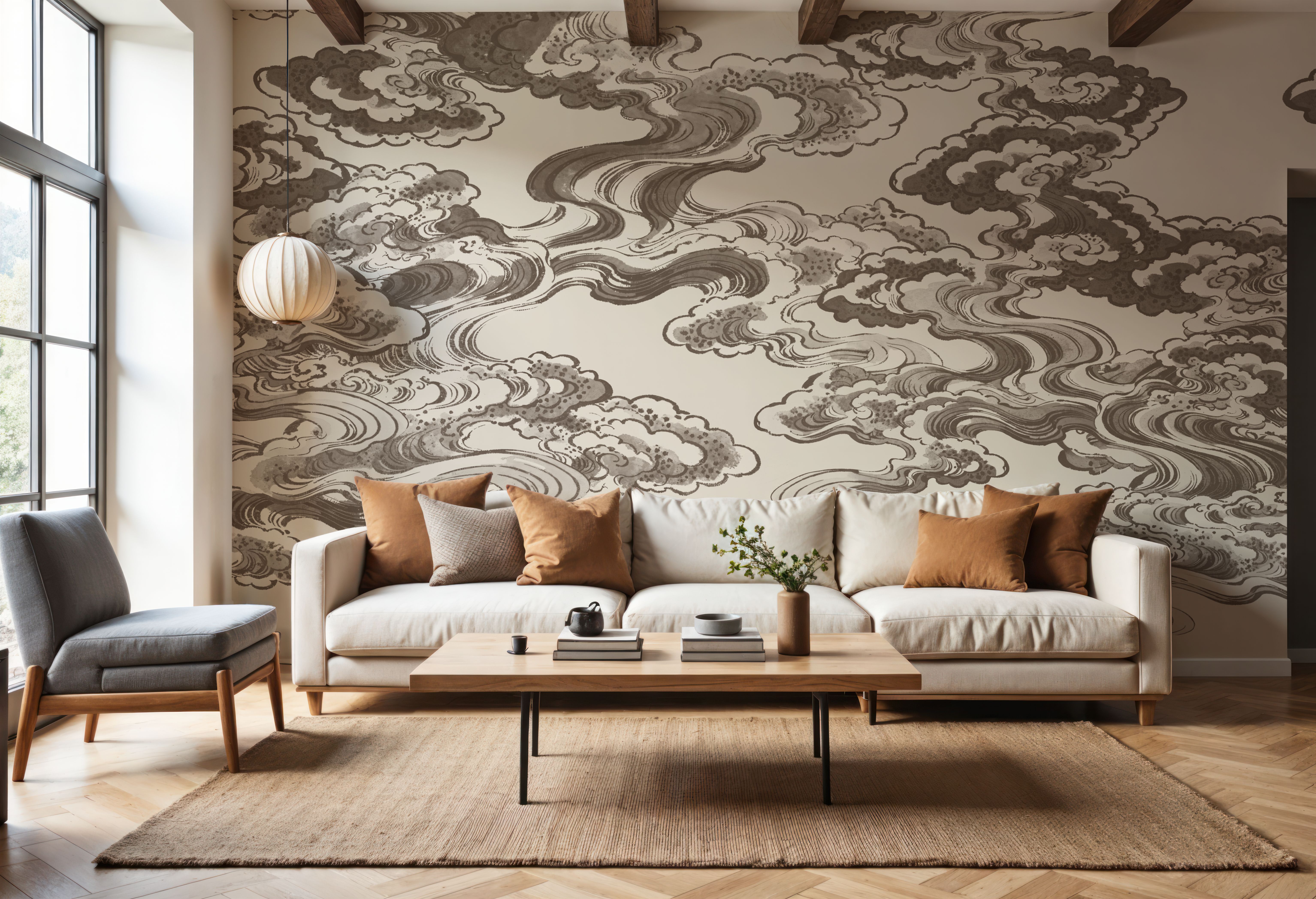 Ukiyo-e Clouds, Mauve