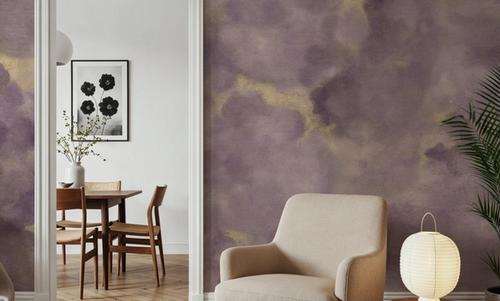 Painted Dreamy Clouds, Lilac