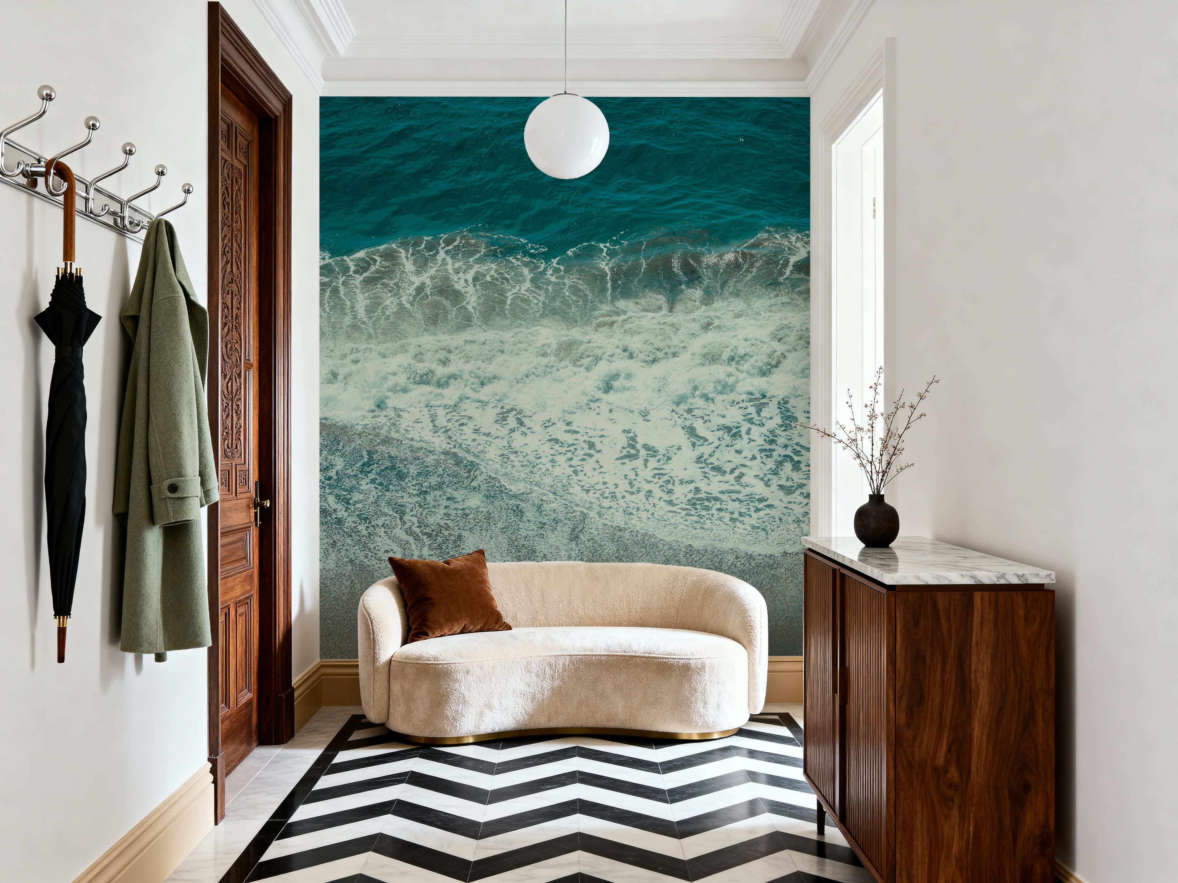 Pacific Wash, Wallpaper