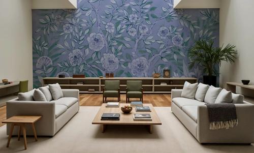 French Garden Blue Green