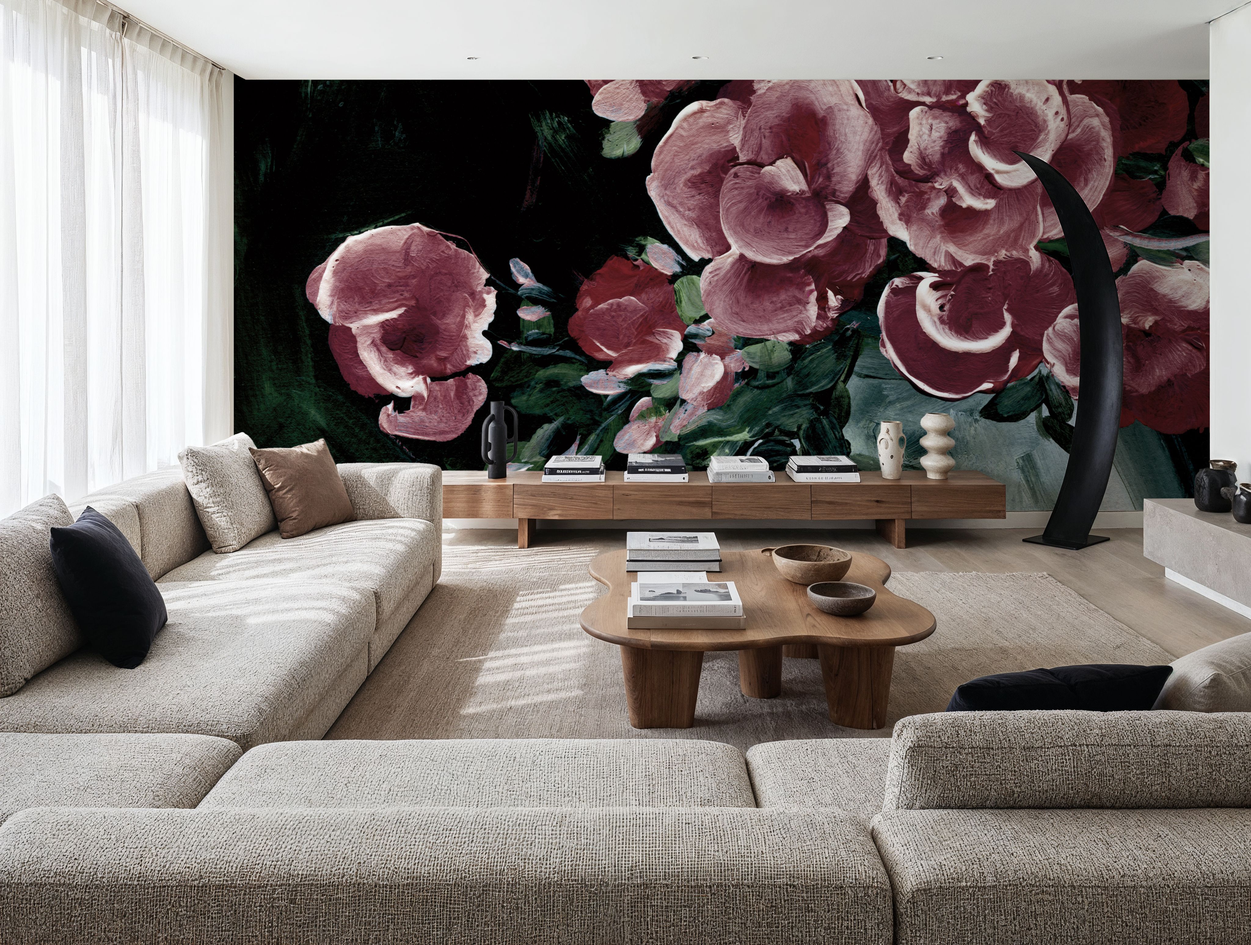 Botanical Elegance Burgundy II