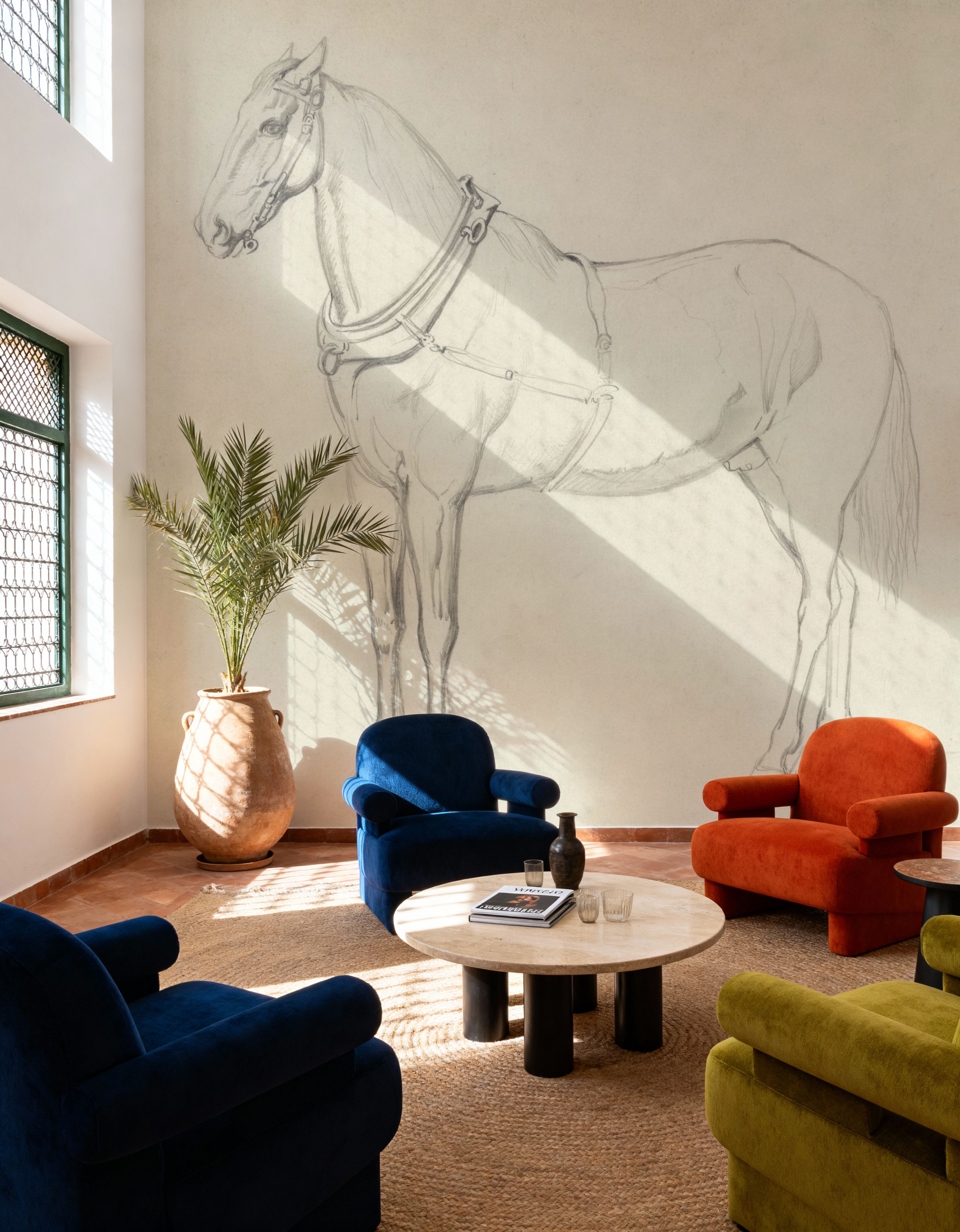 Horse Standing to the Left