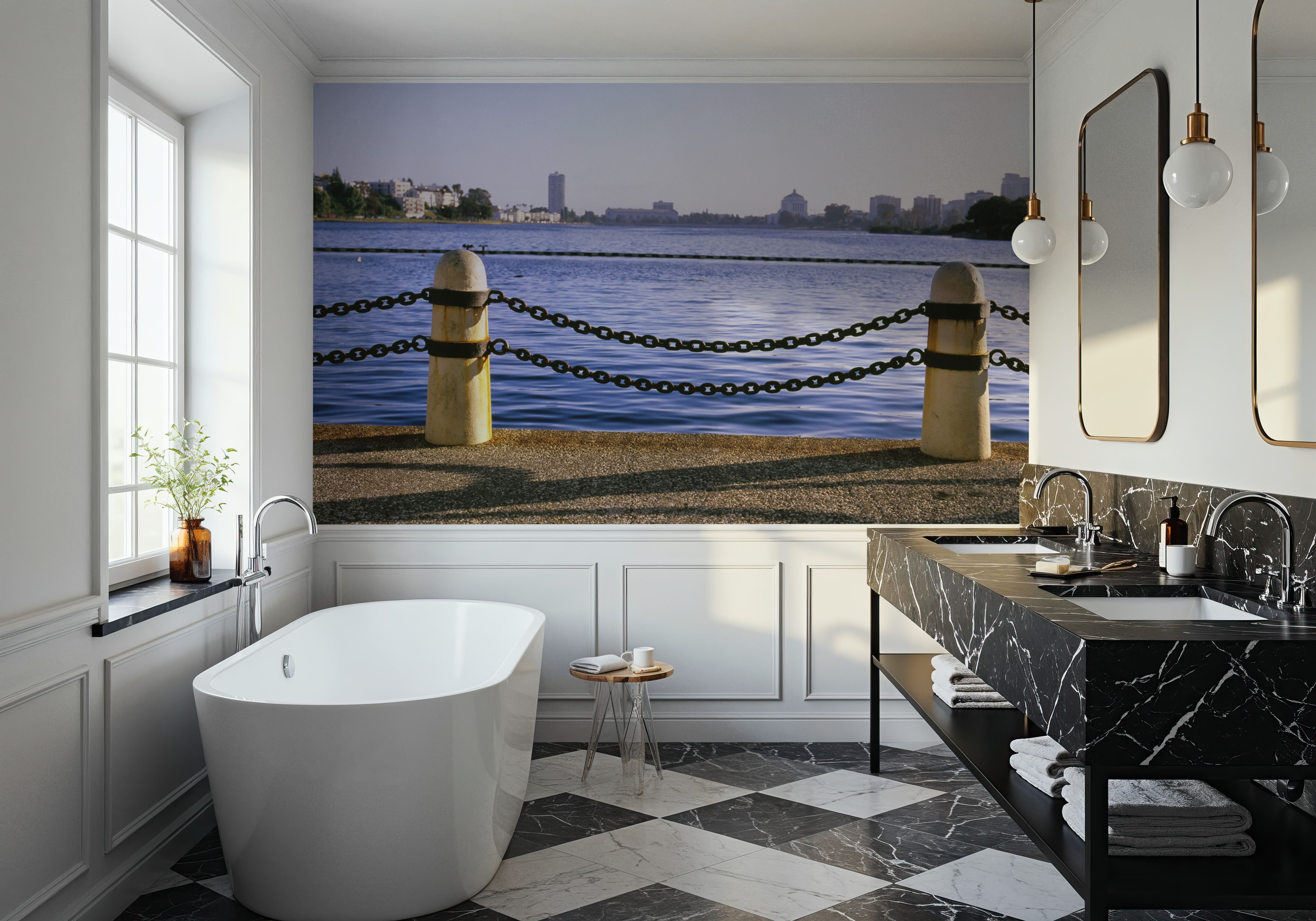 Urban Waterfront Serenity