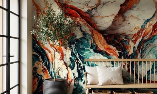 Marbled Waves