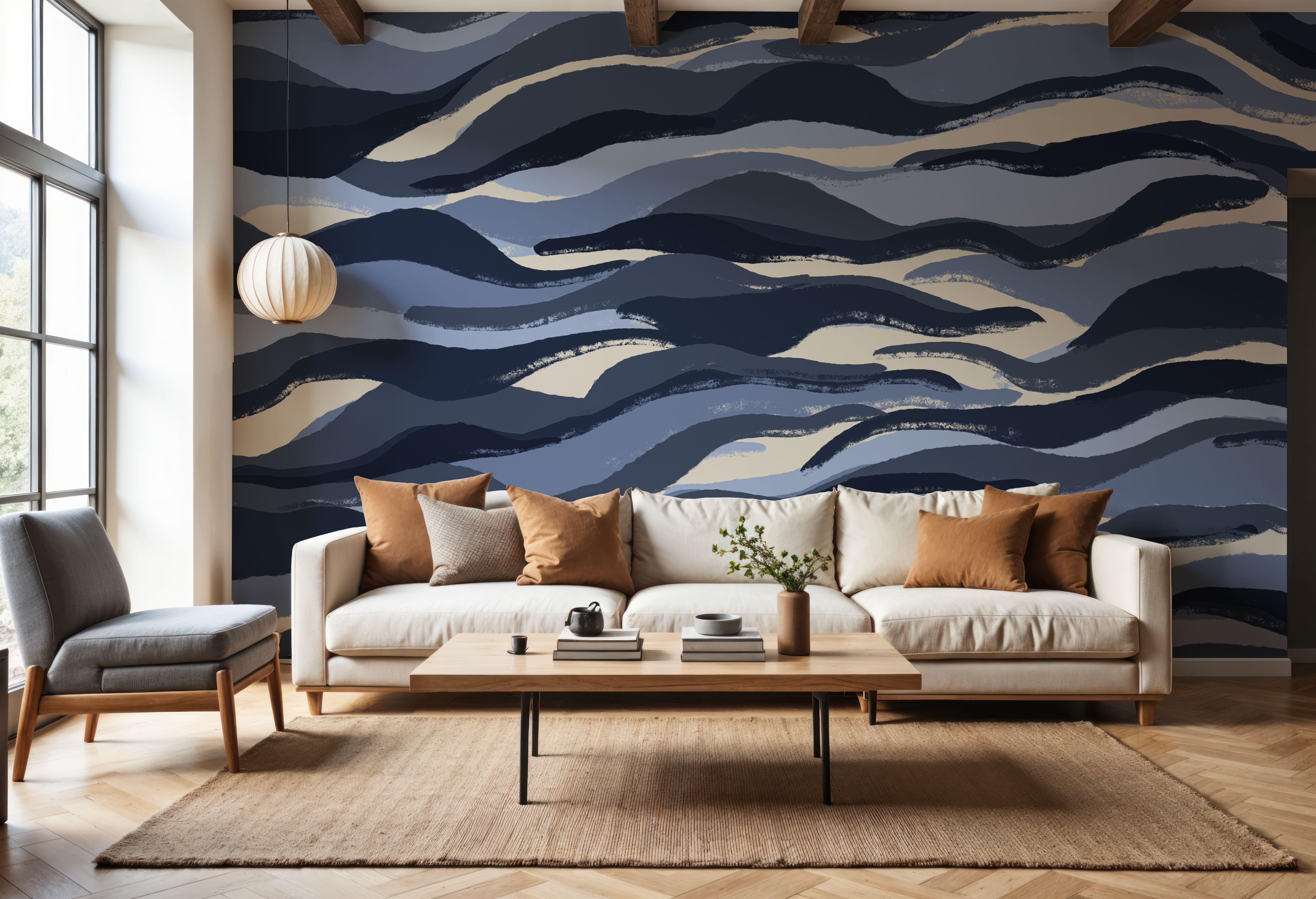Blue Tiger Pattern