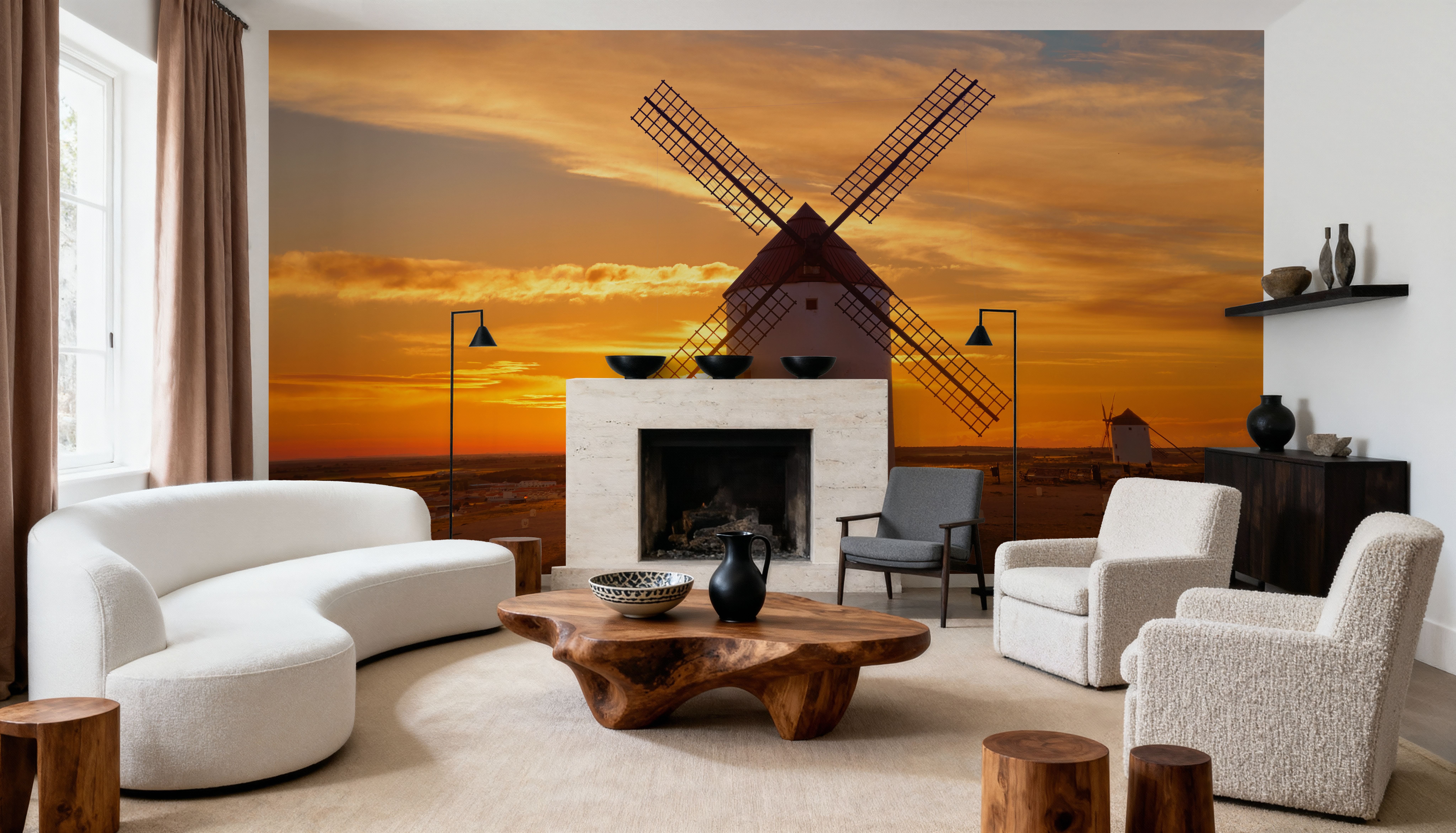 Golden Windmills