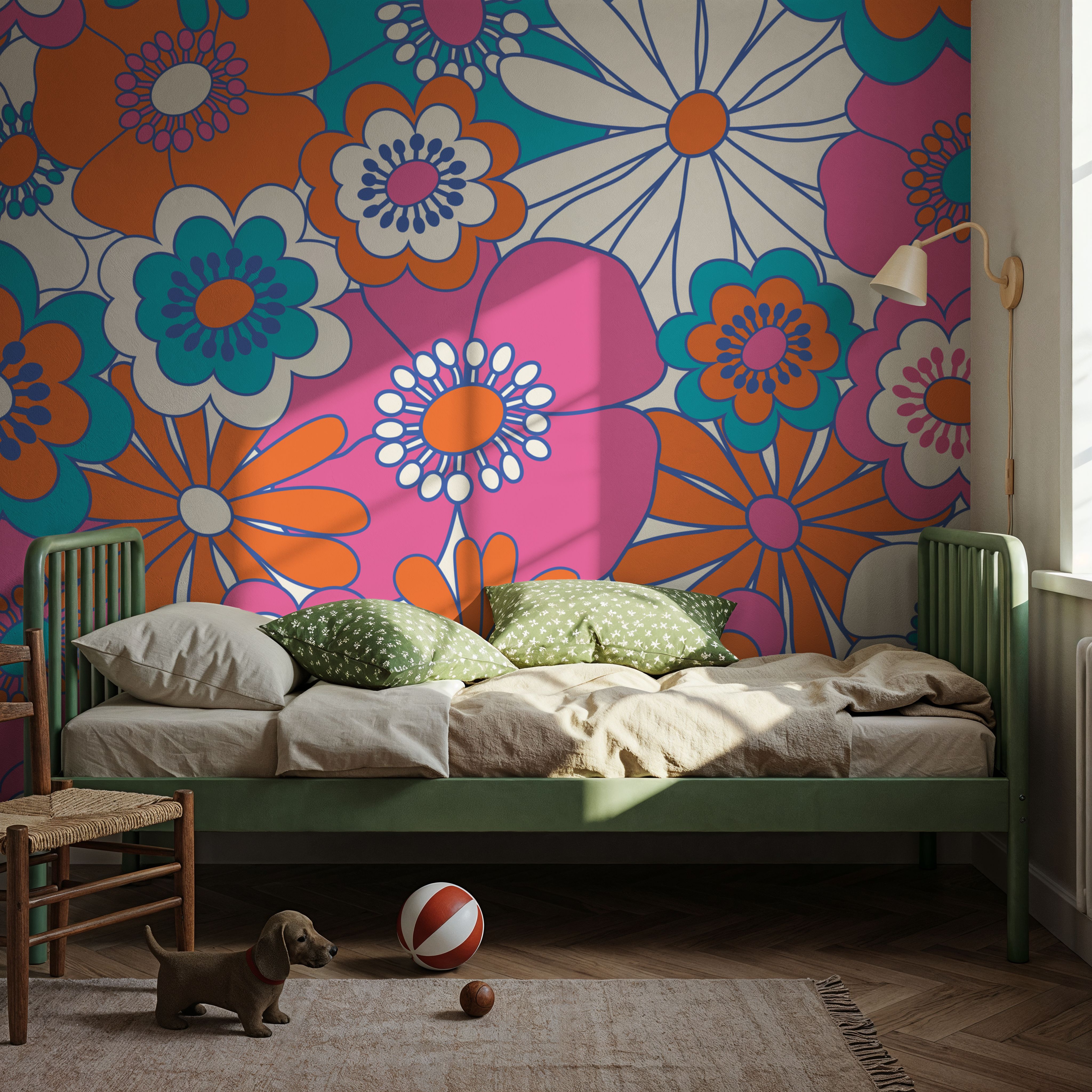 70's Avant Garden, Bright Pink