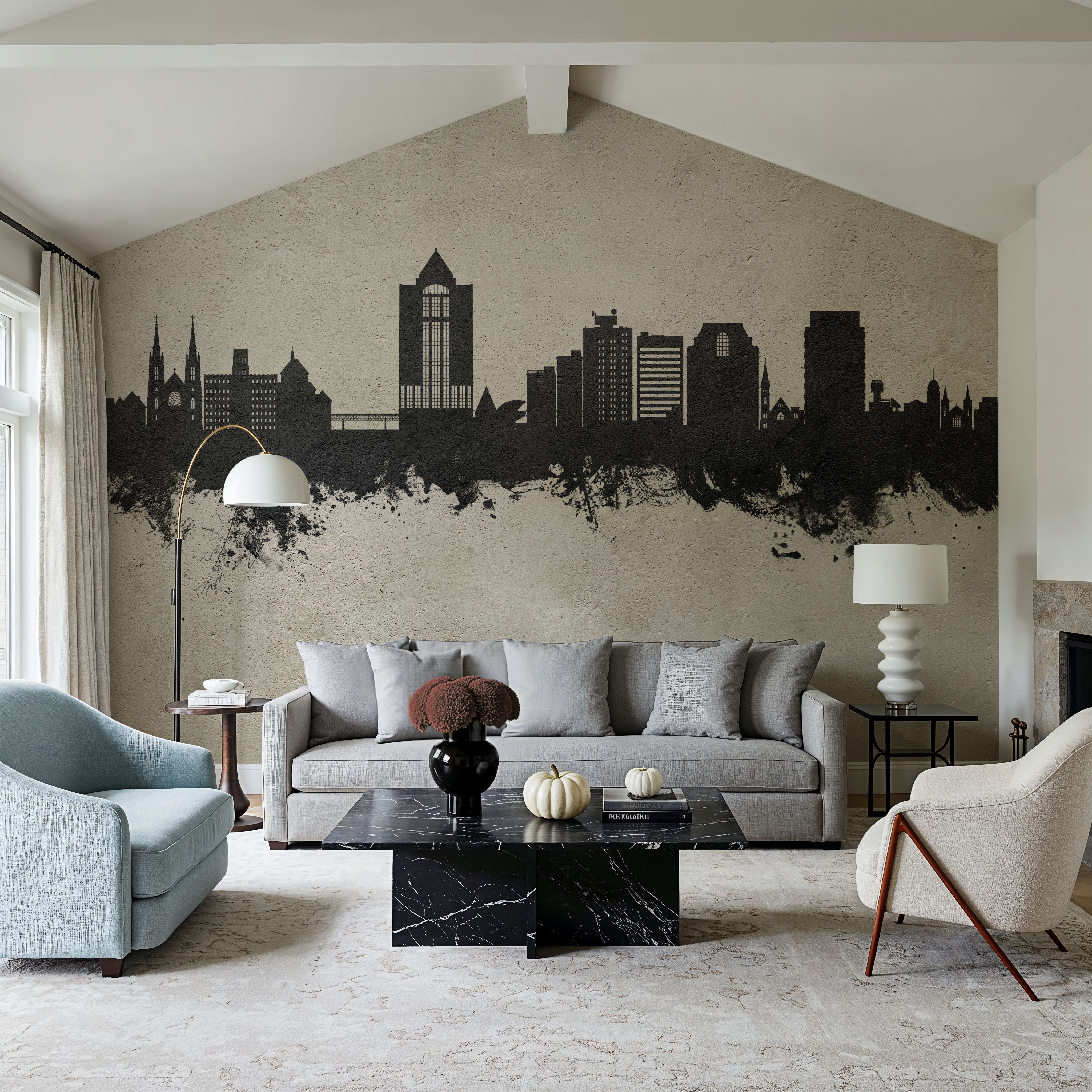 Roanoke Virginia Skyline Concrete