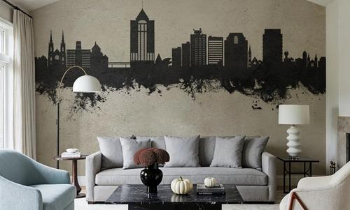 Roanoke Virginia Skyline Concrete