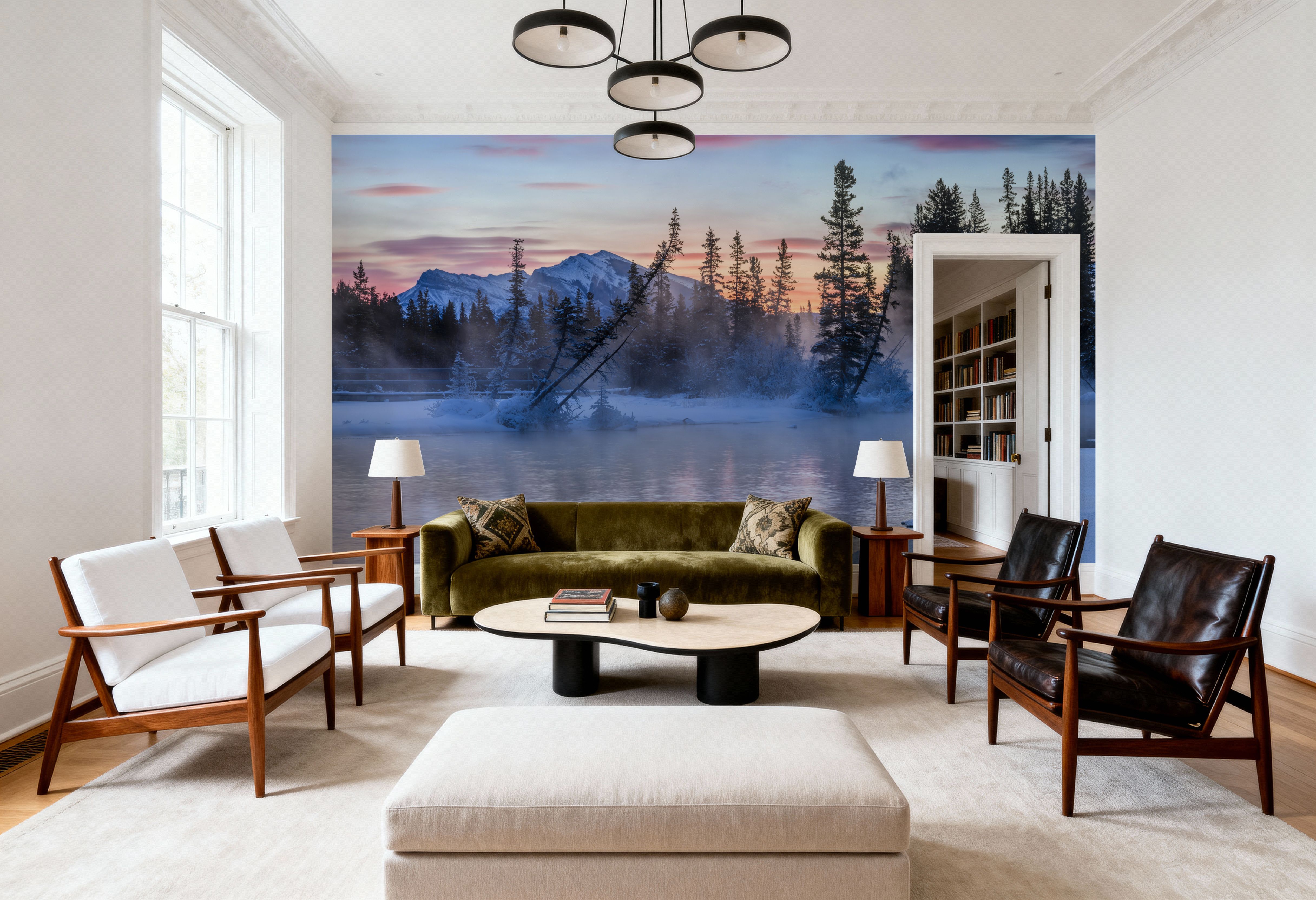 Policemans Creek and Pigeon Mountain Blue, Wallpaper