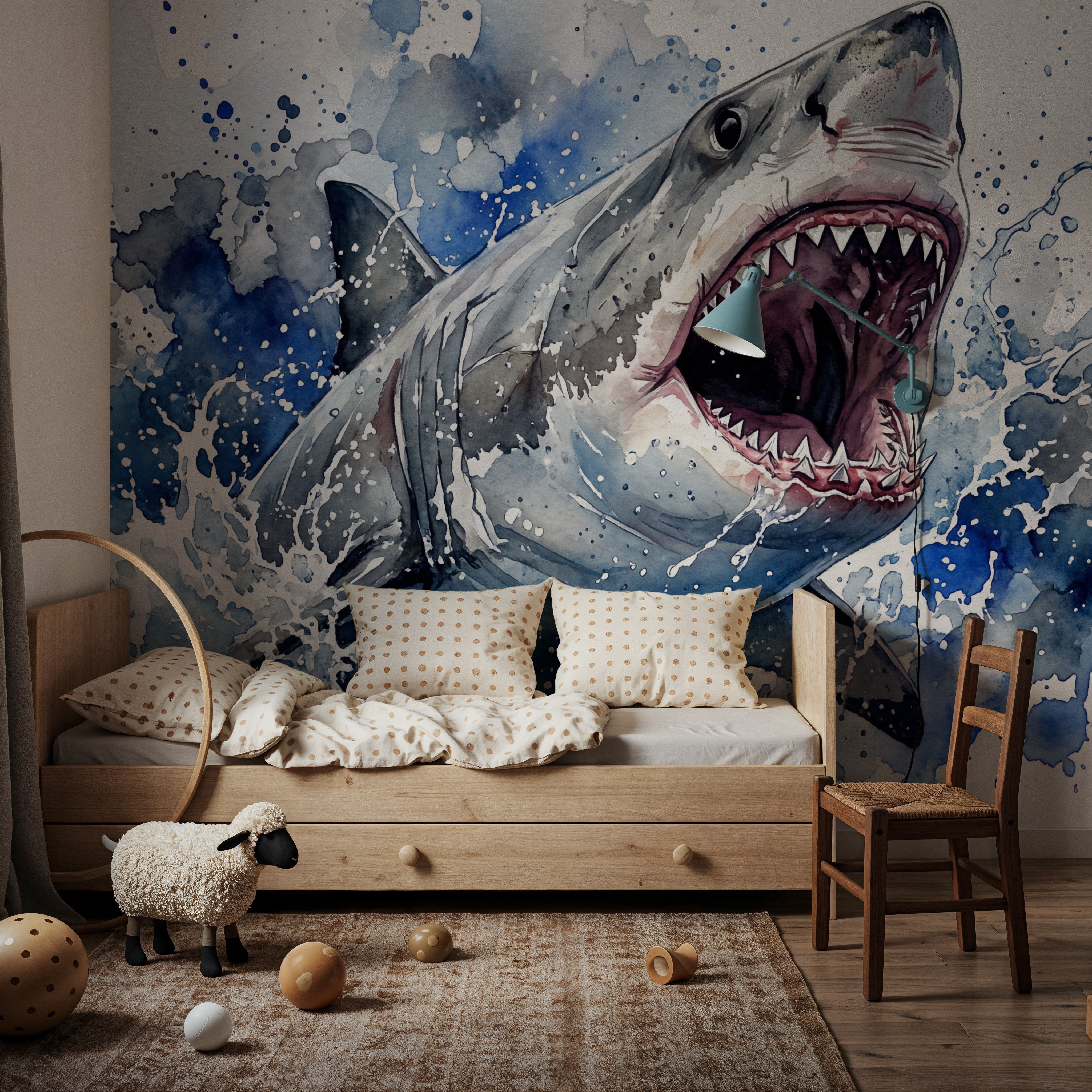 White Shark - Watercolor Predators Series