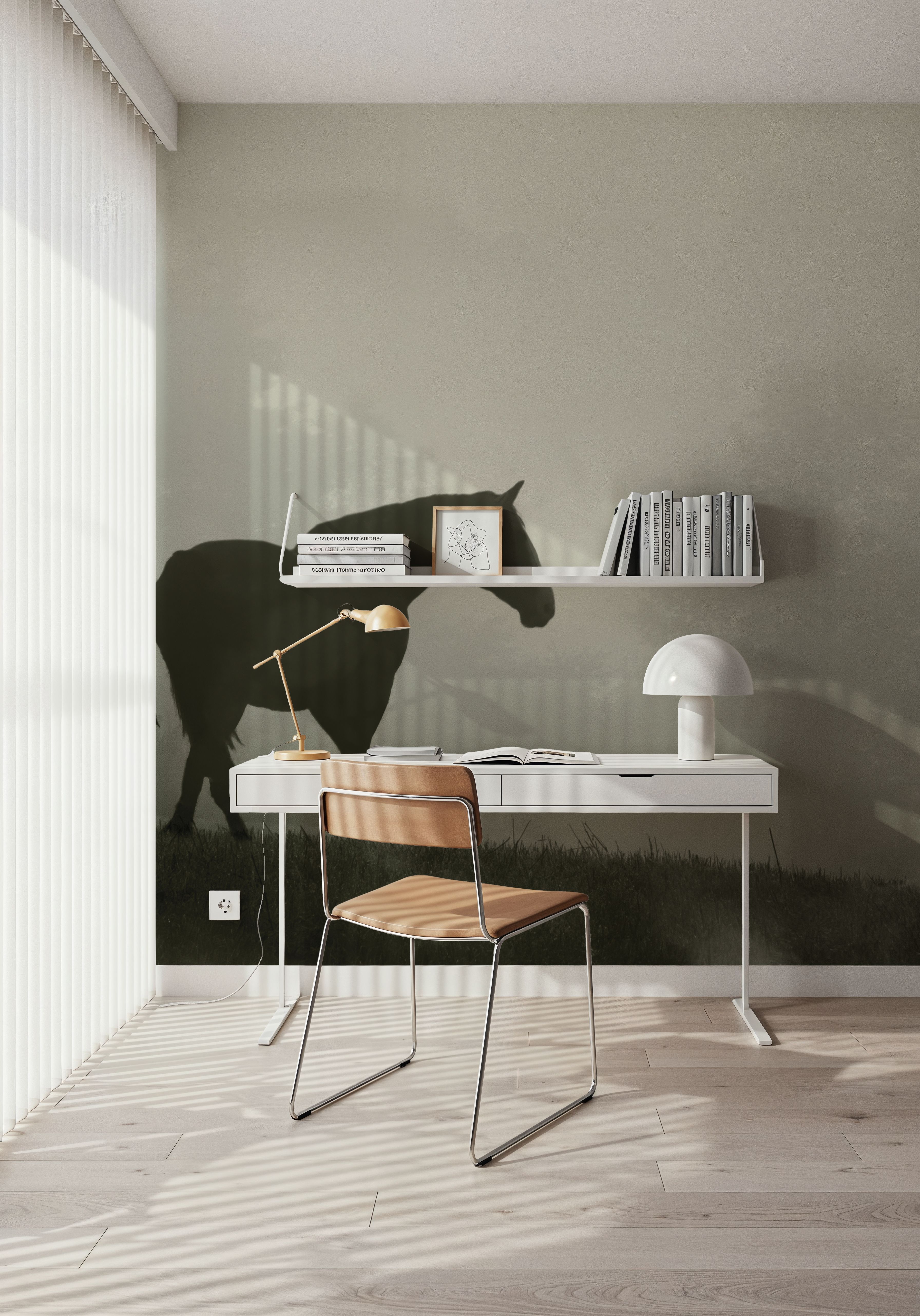 Morning Meadow Horses IV