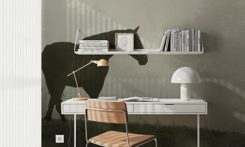 Morning Meadow Horses IV