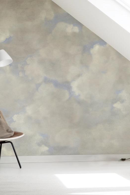 Painted Dreamy Clouds, Vintage