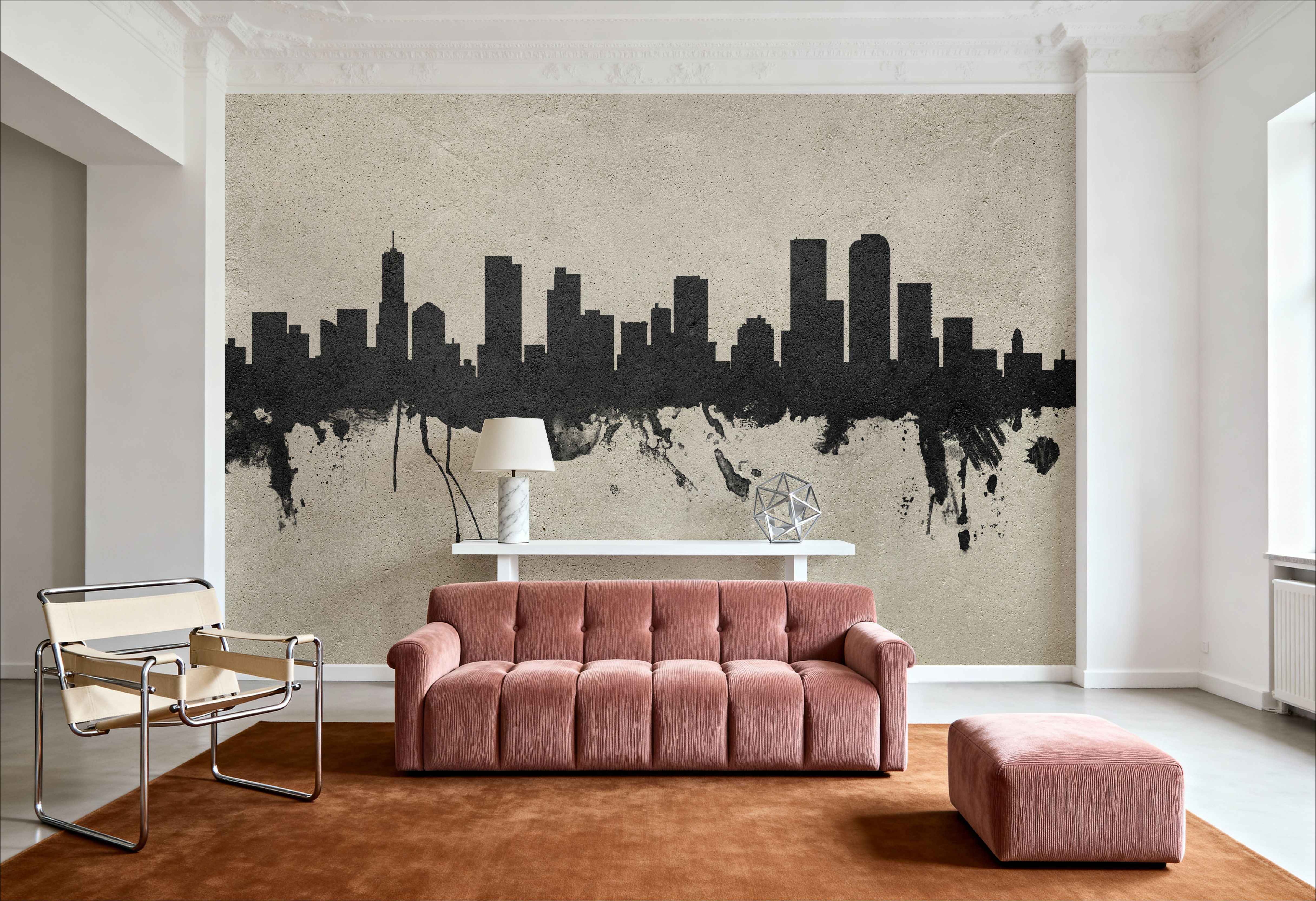 Denver Skyline Concrete, Wallpaper
