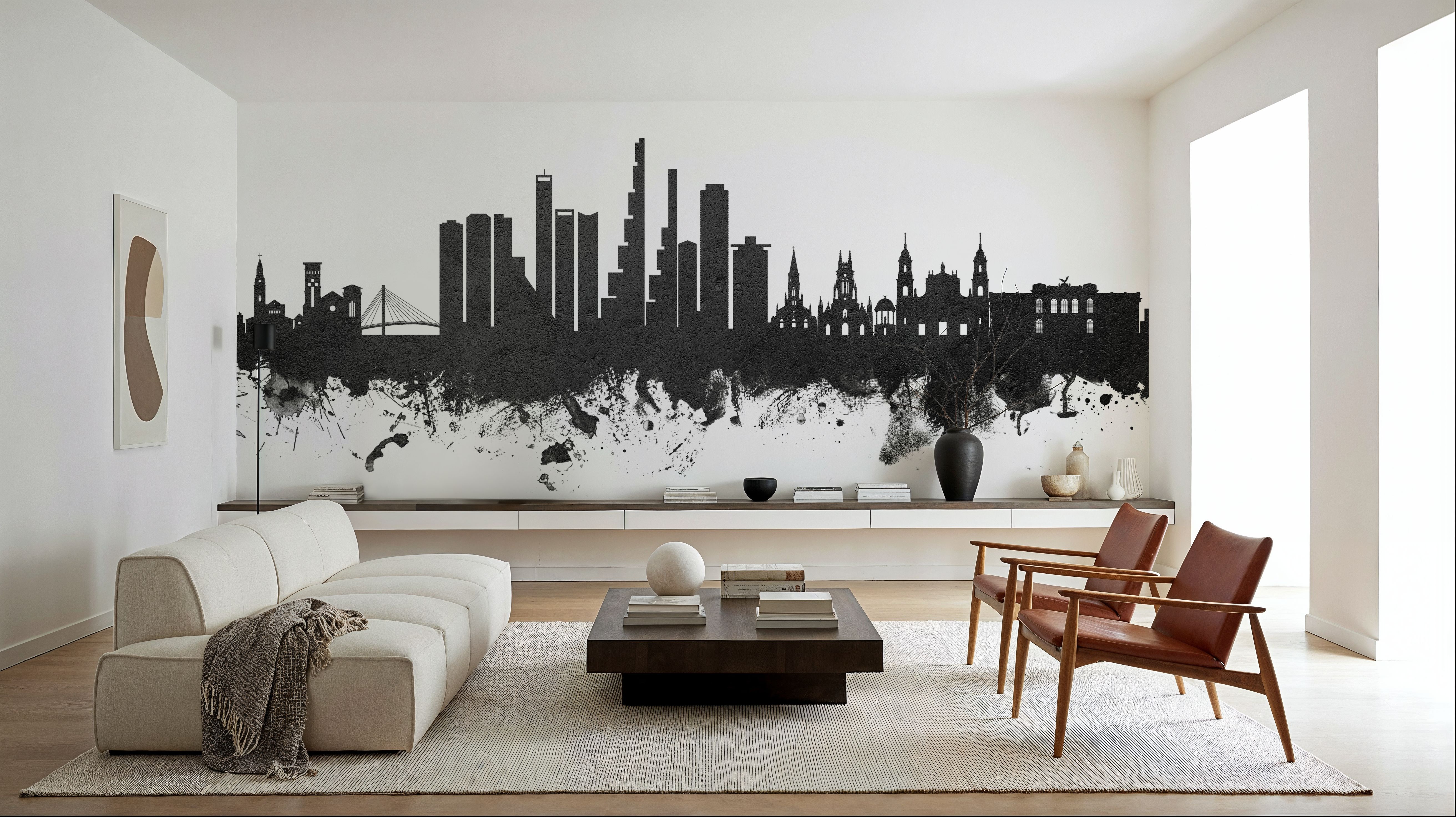 Bogotá Colombia Skyline Black & White