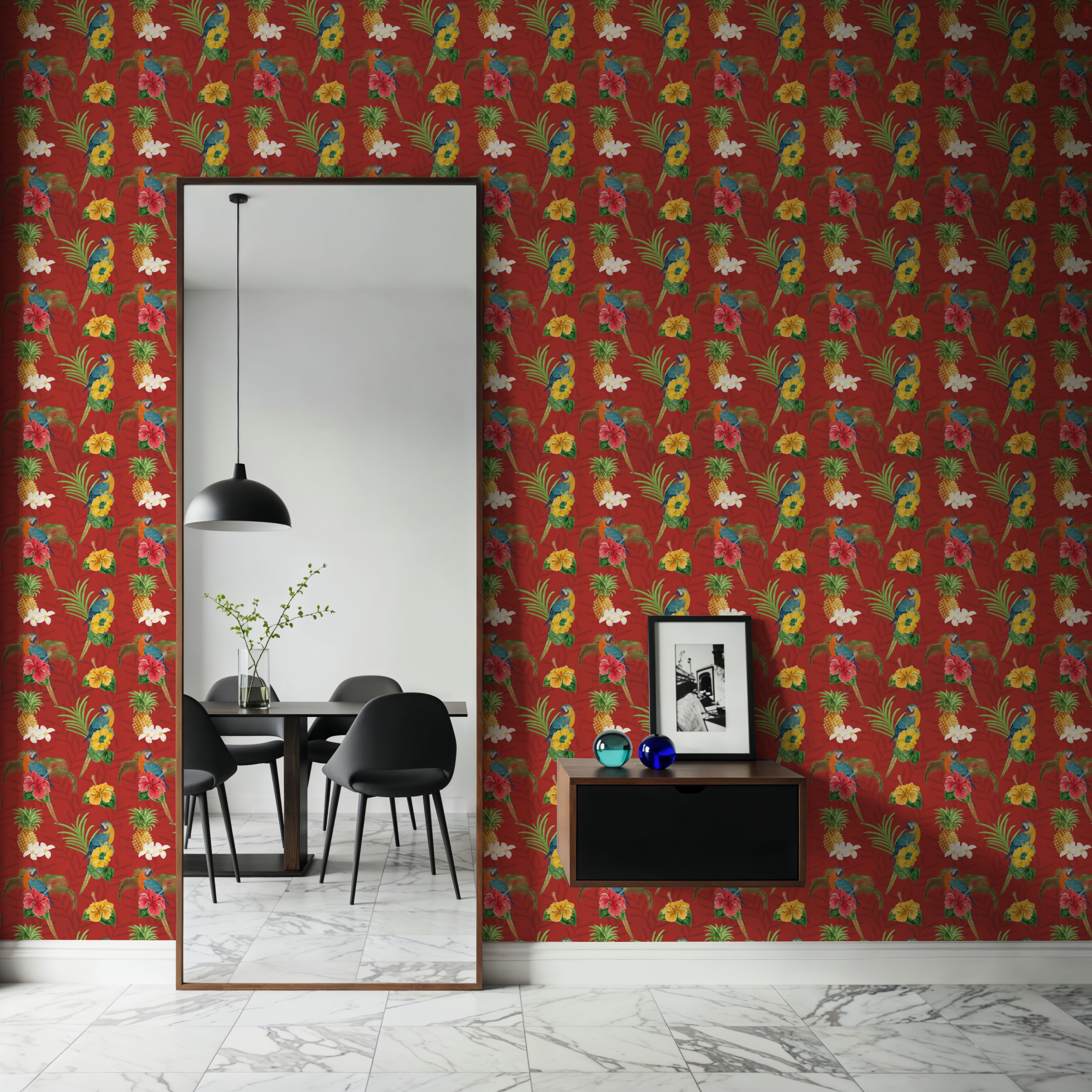 Parrot Paradise Red
