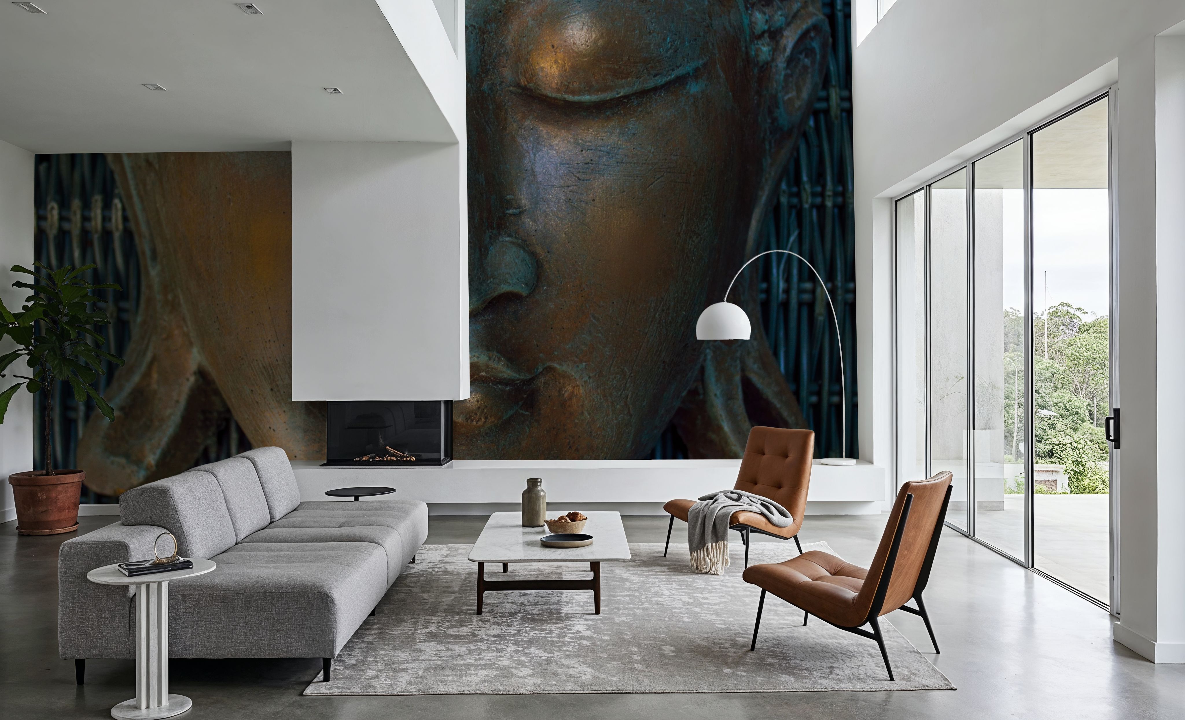 Bronze Buddha Close Up, Wallpaper