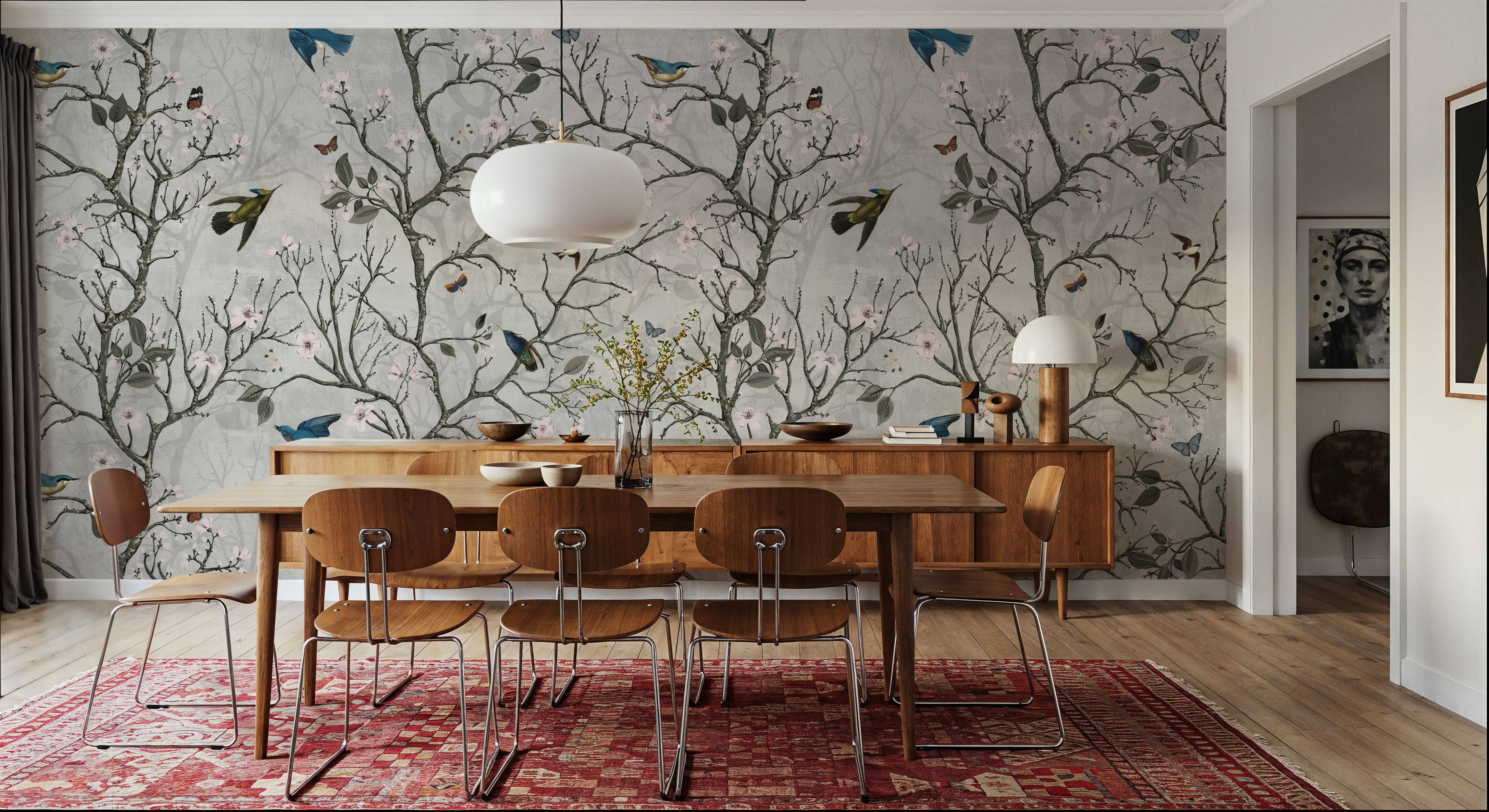 Jardin du Luxembourg Mural, Behang