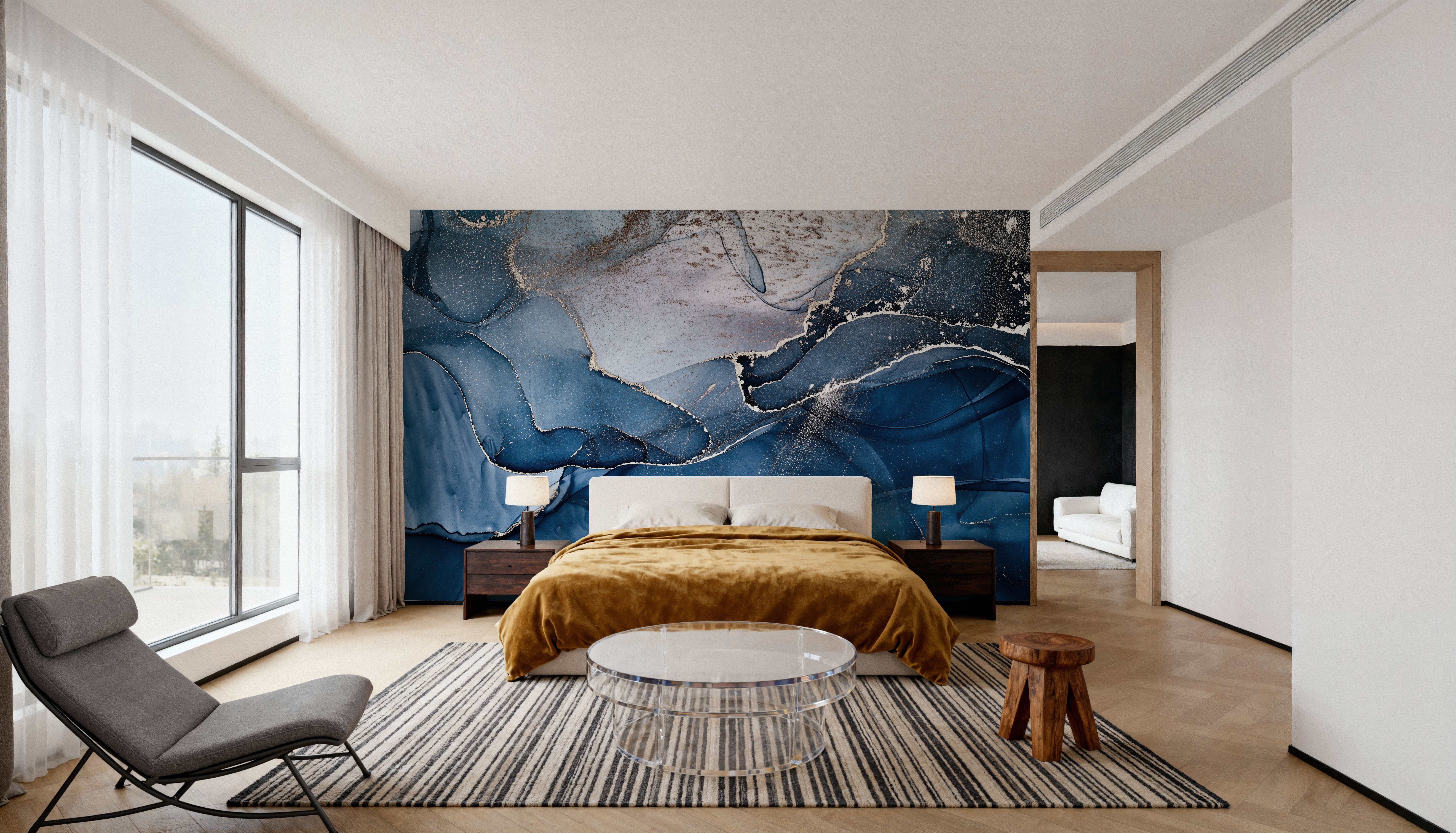 Liquid Blue, Wallpaper