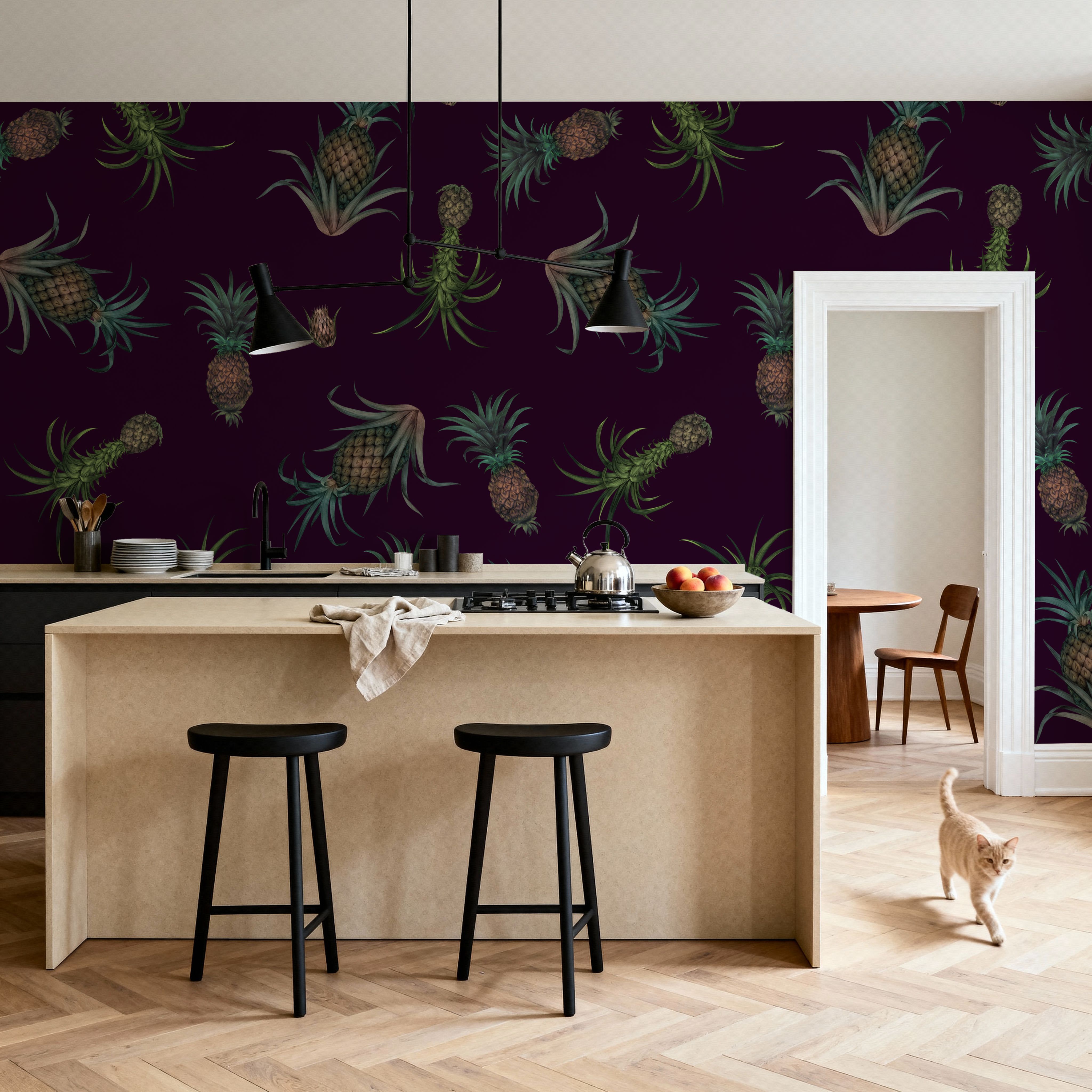 Falling Pineapples, Violet