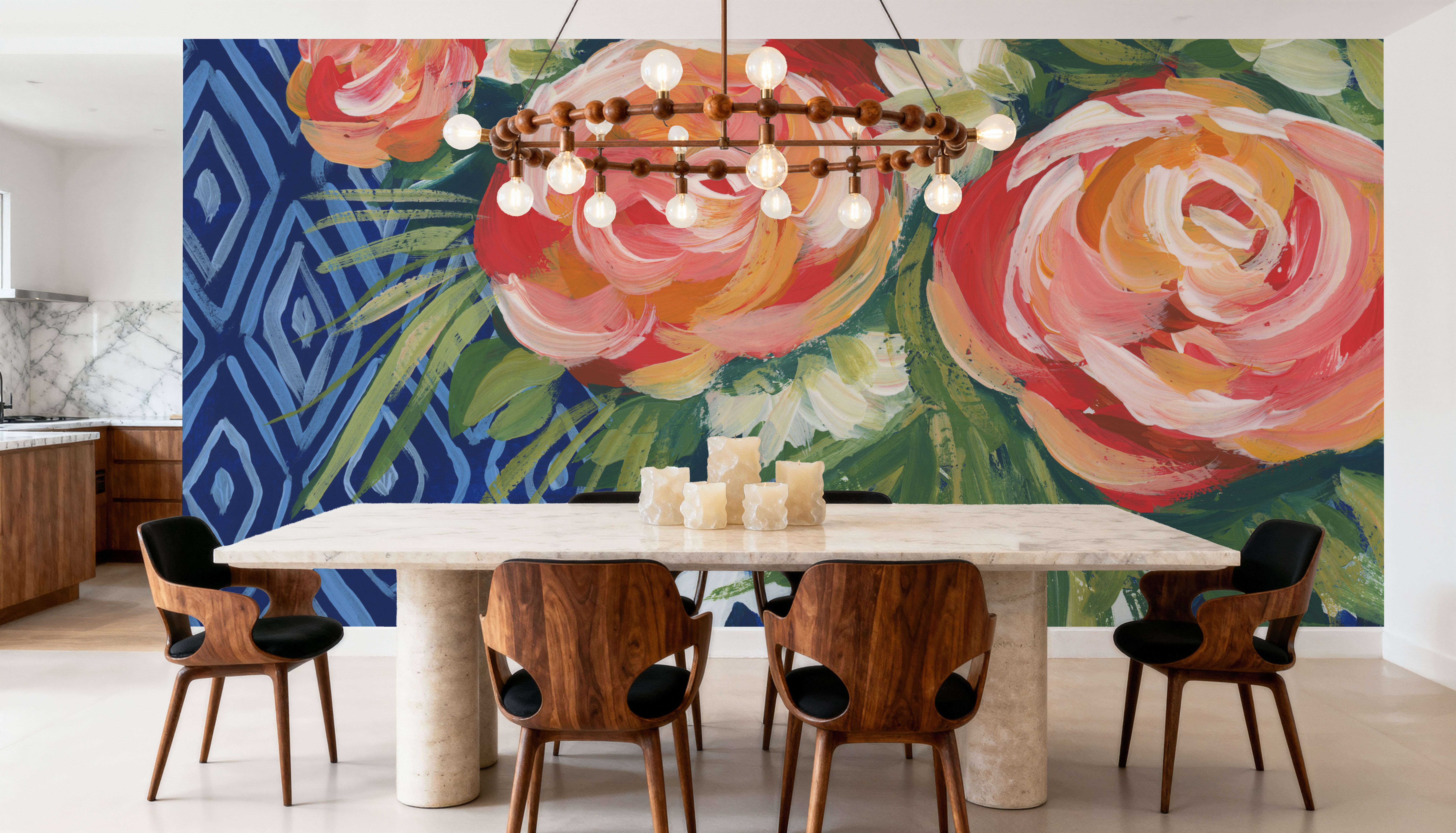 Mediterranean Blooms I, Tapeten