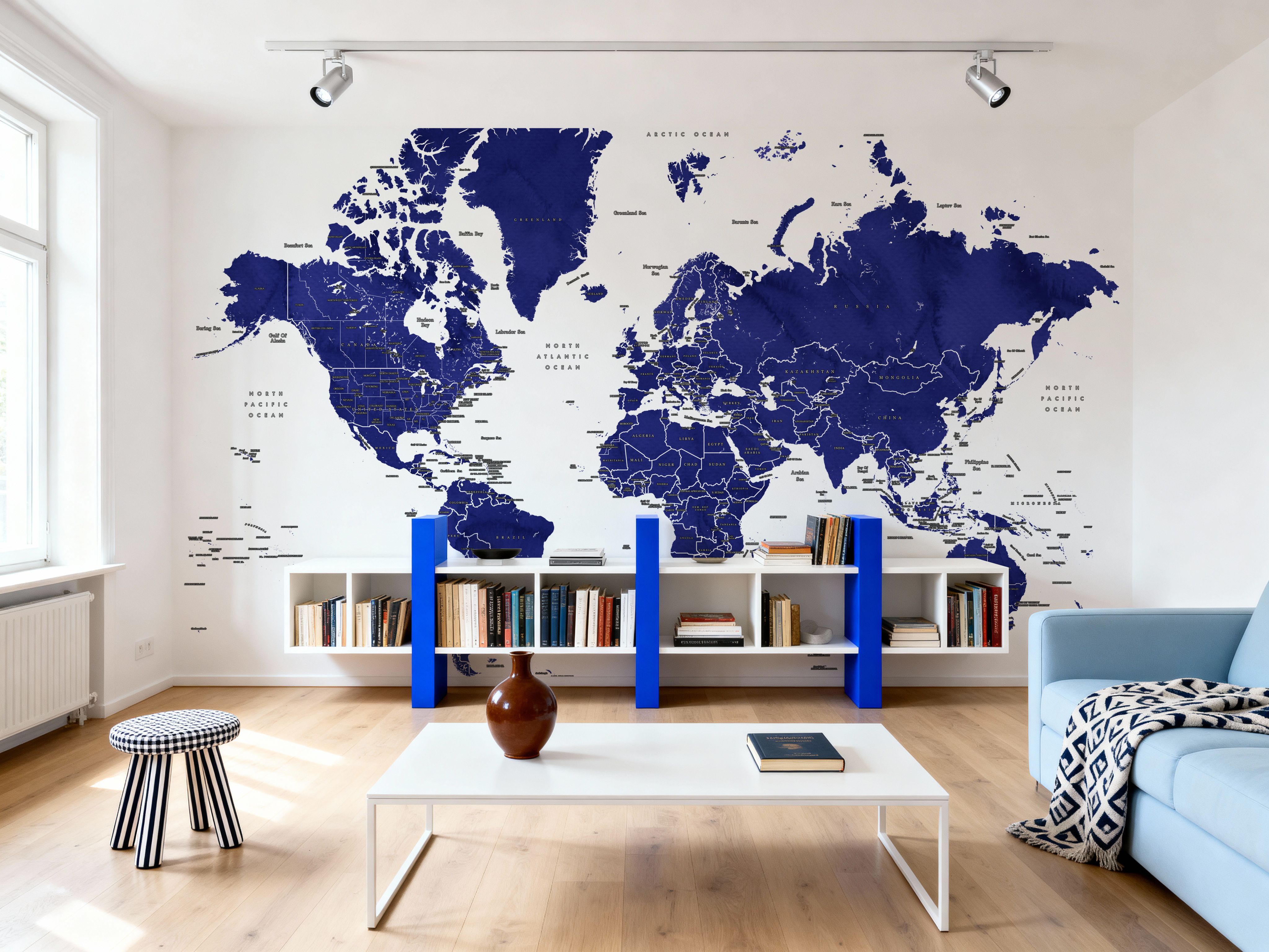 World Map - Nevin