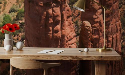 Crimson Buttes of Monument Valley