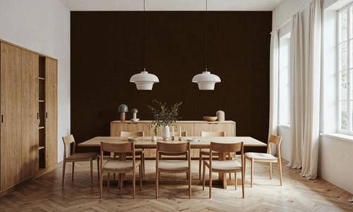 Mottled Linen Effect, Chocolate
