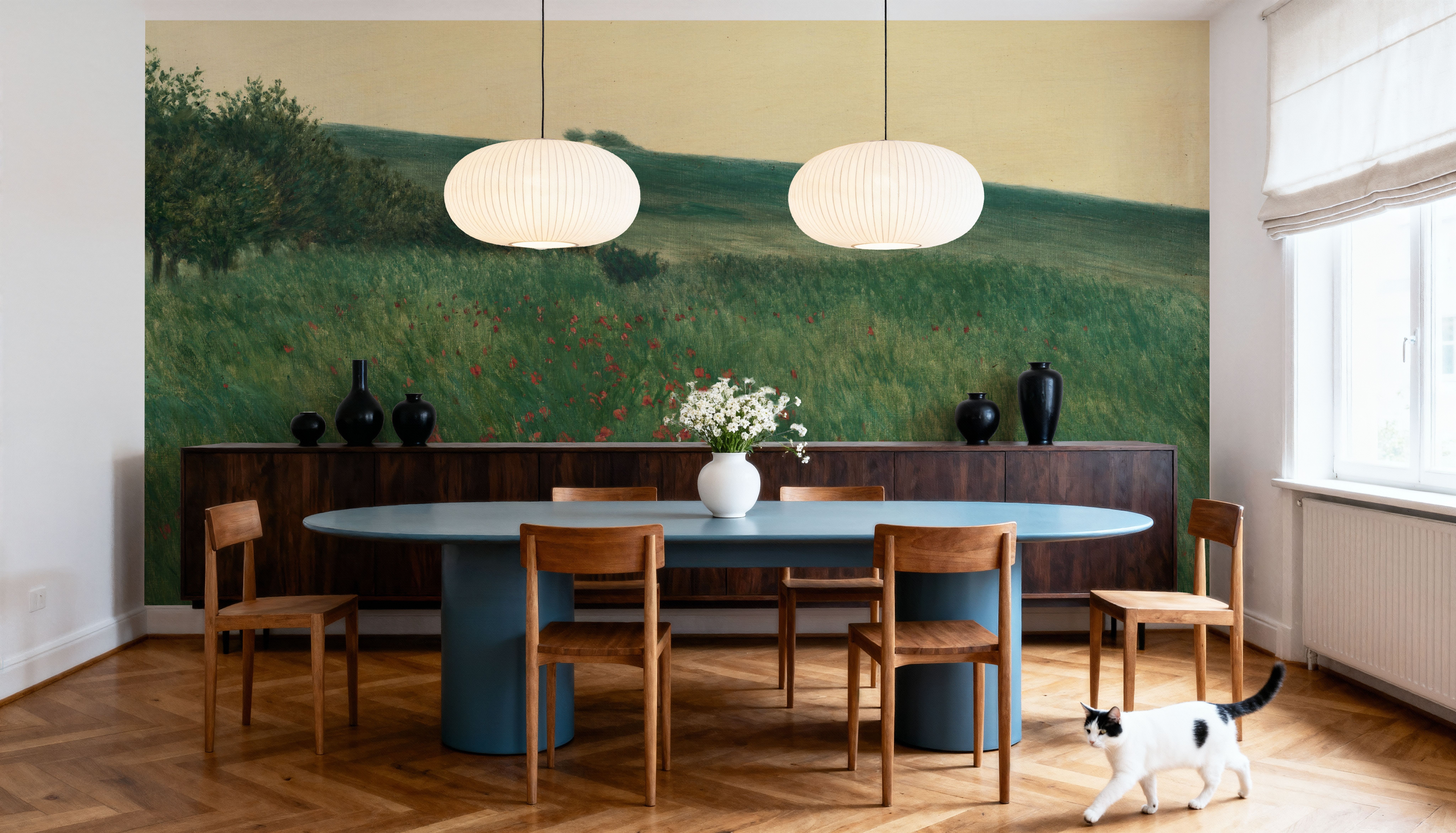 Red Poppies (1910) Oil Painting