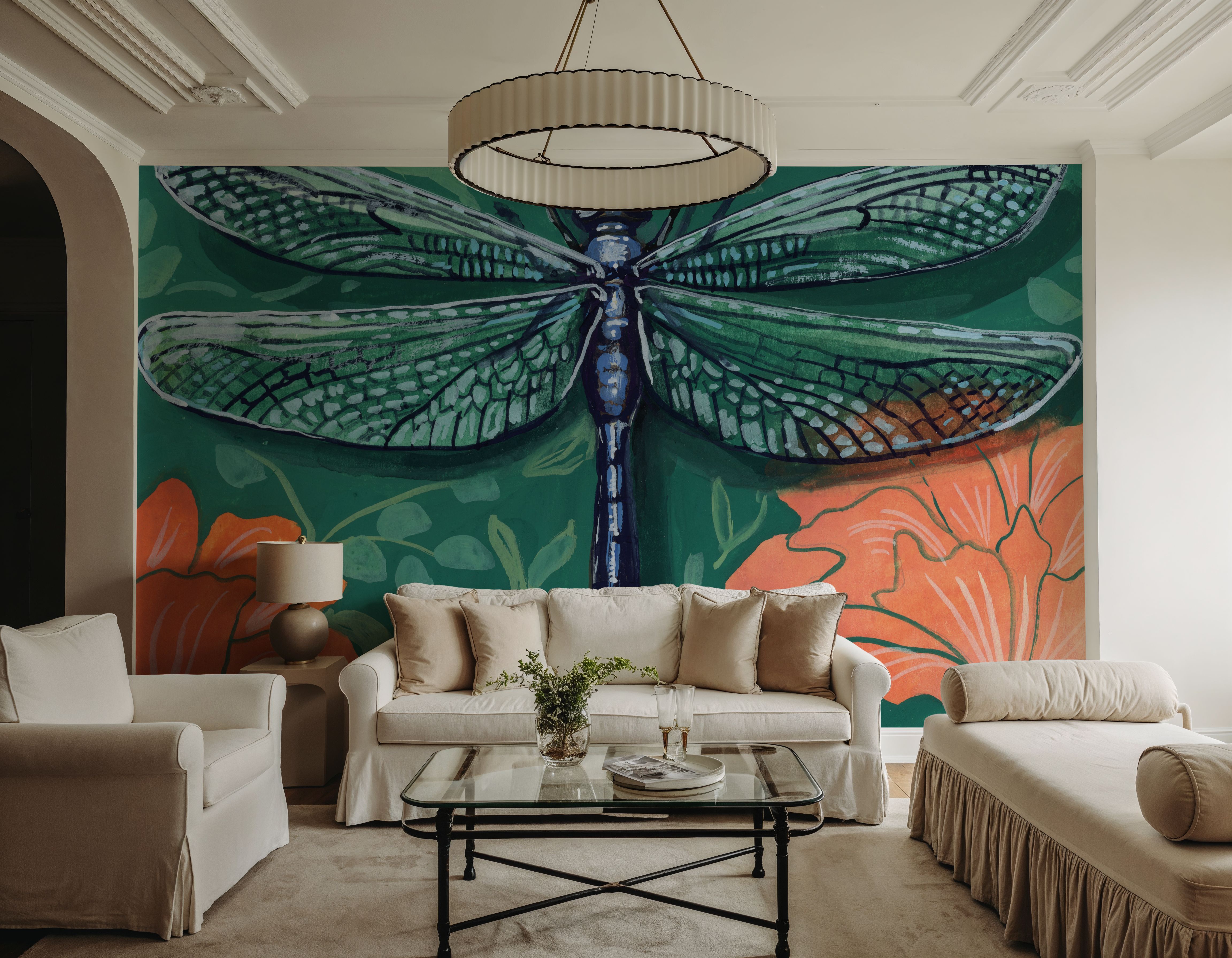 Dragonfly on The Wall