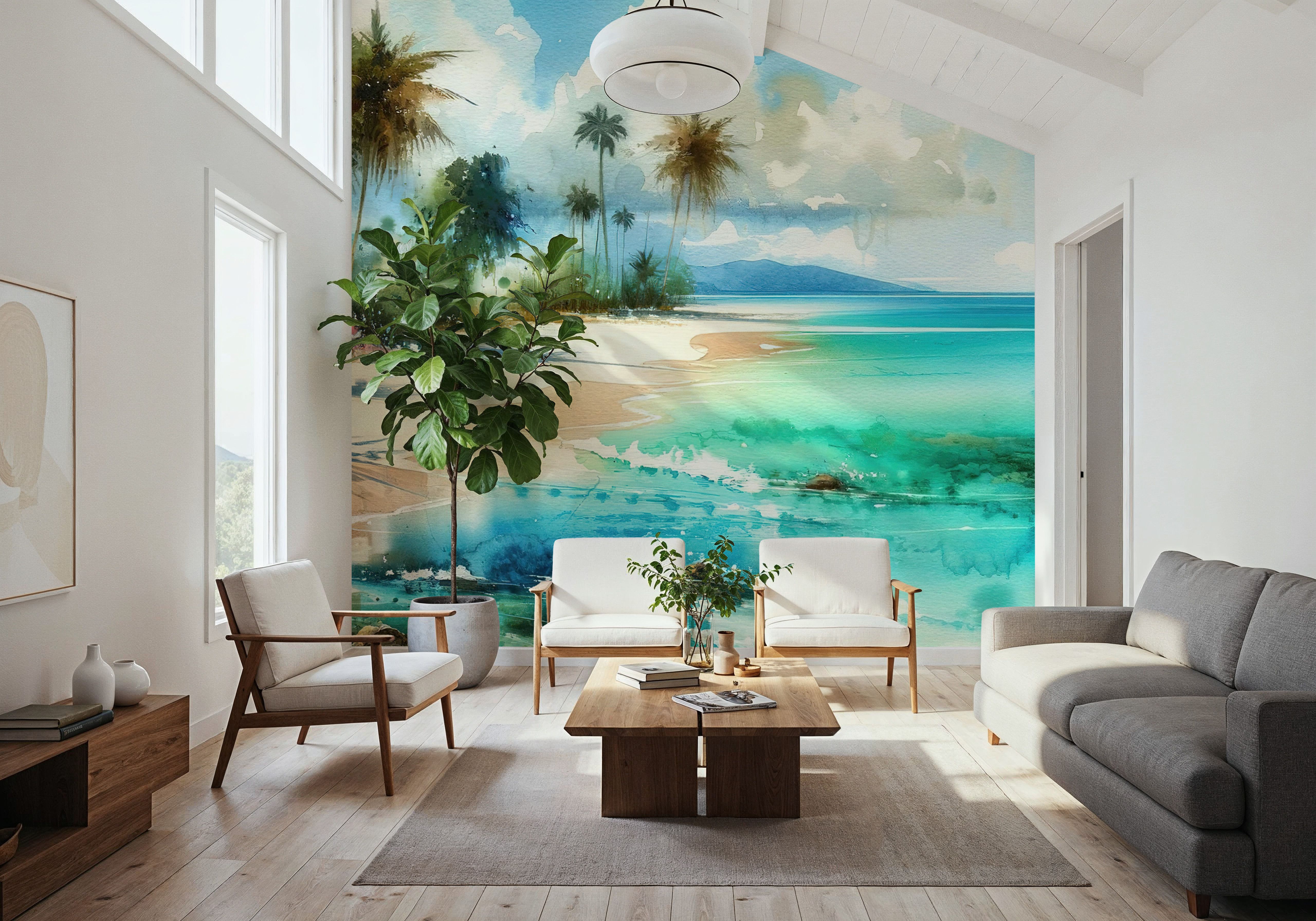 Exotic Tropical Sunny Paradise Beach