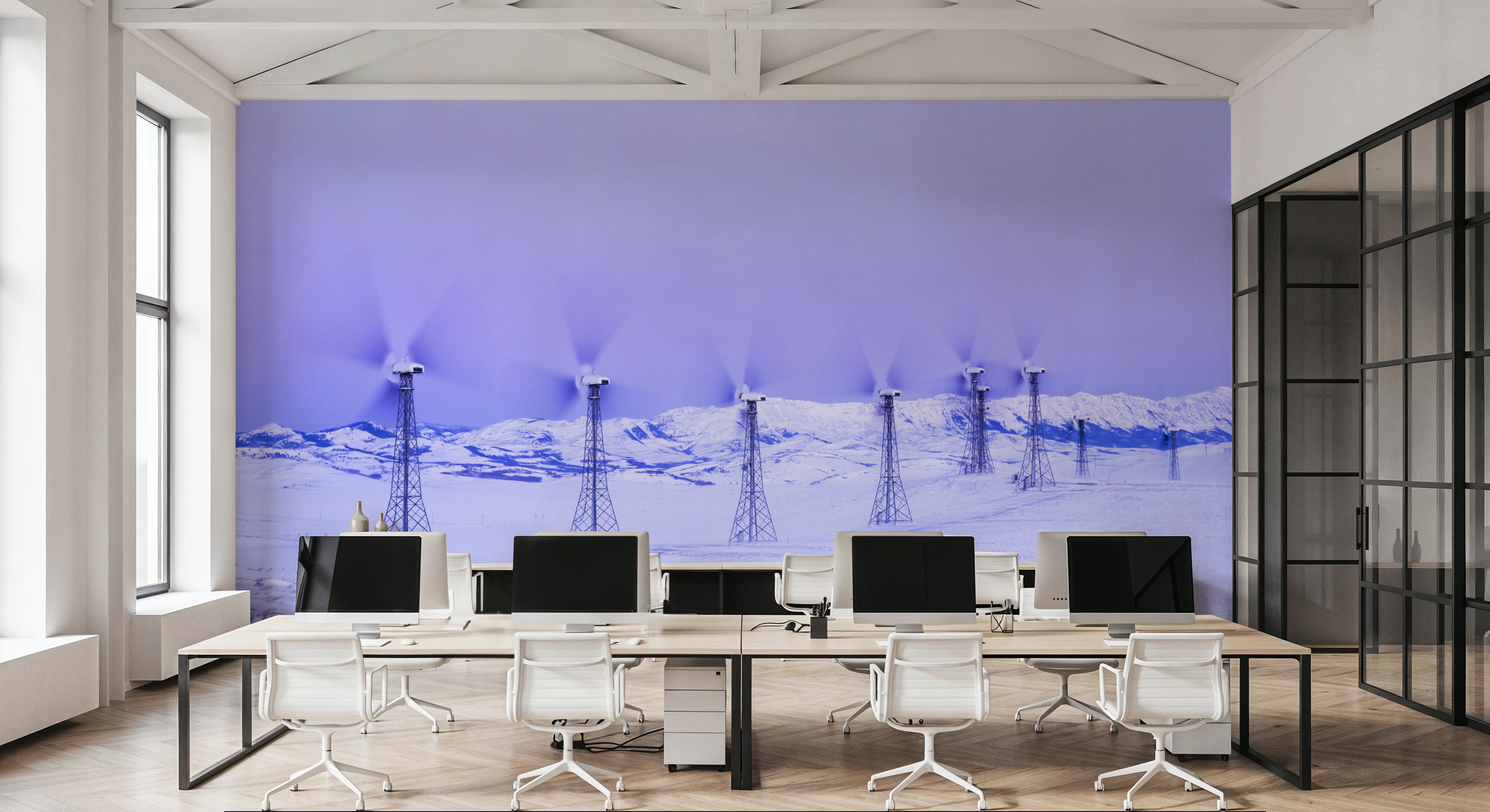 Wind Farm in Winter