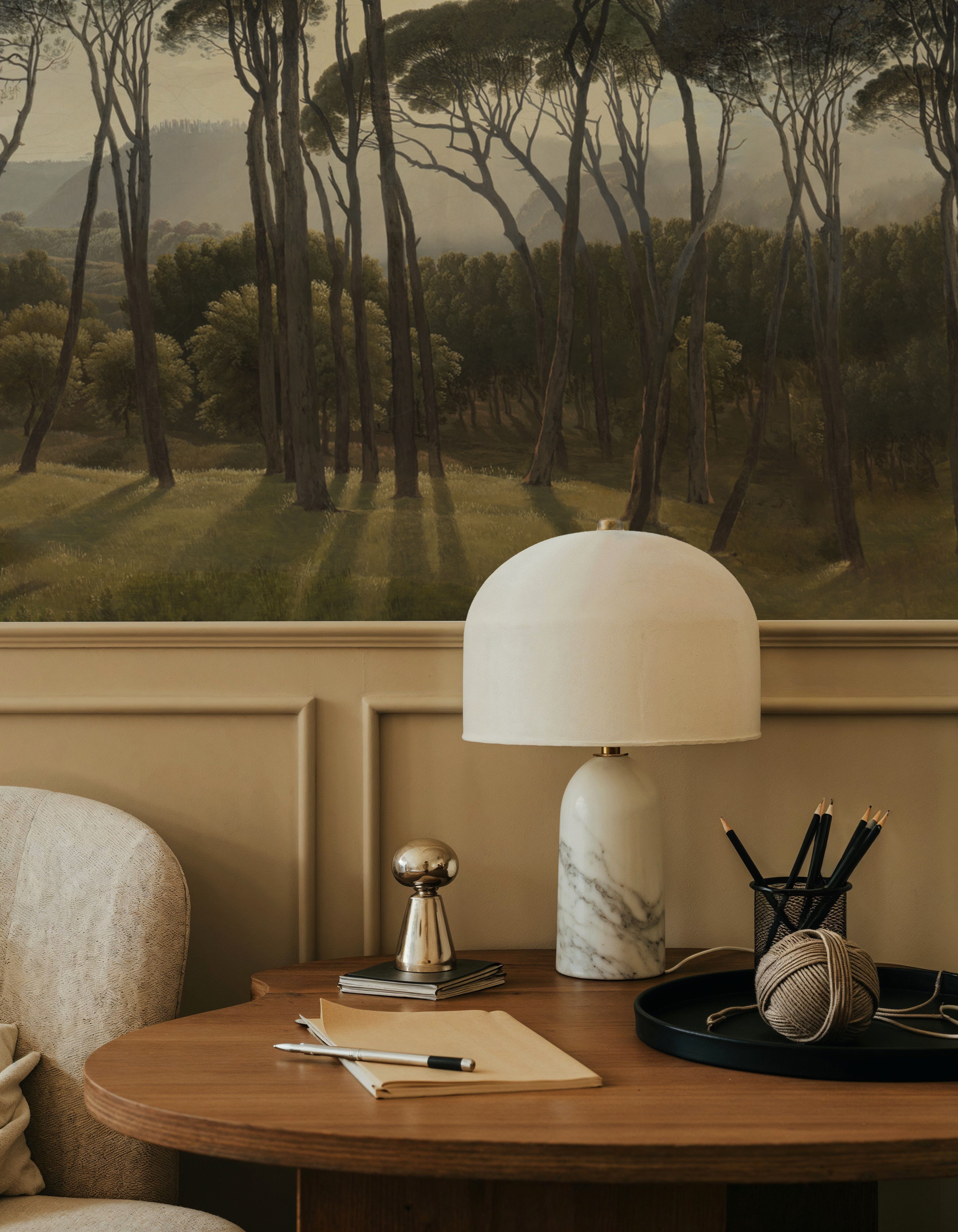 Mediterranean Pine Landscape, Vintage