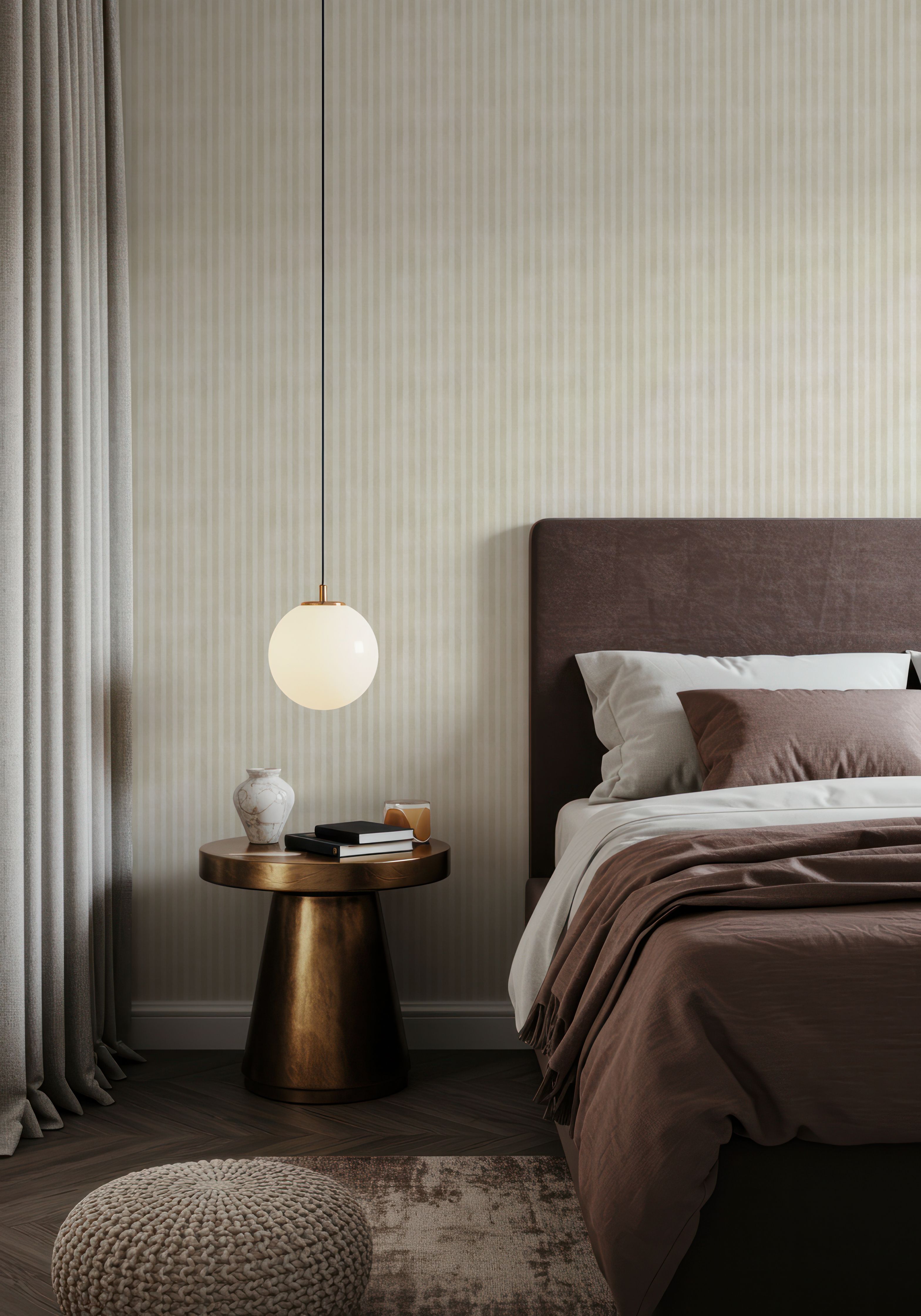 Seeing Stripes Beige Beige