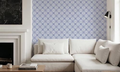 Italian Tiles, Periwinkle