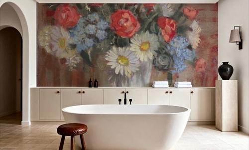 Vase of Flowers Patriotic