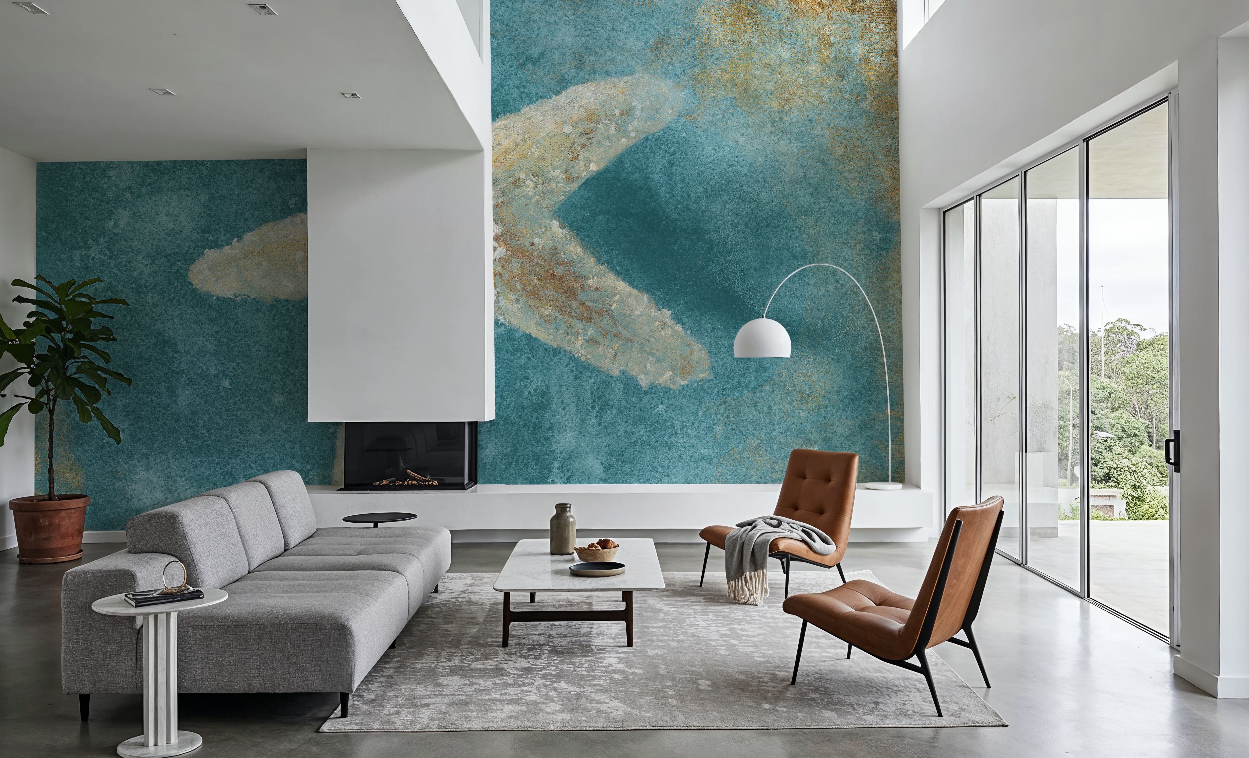 Treasures From the Sea Aqua II, Wallpaper