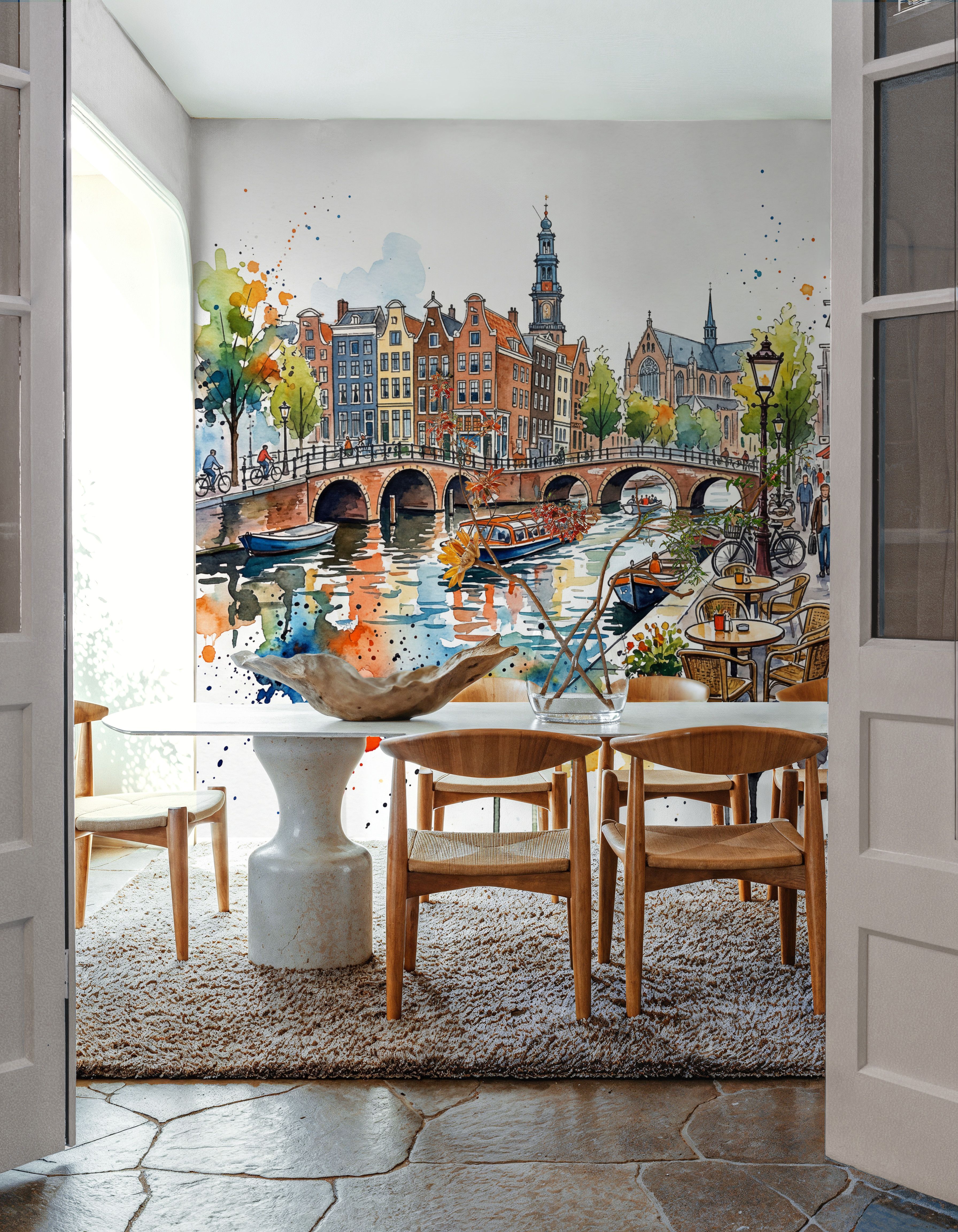 Amsterdam - Watercolor City Series