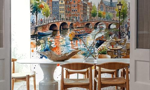 Amsterdam - Watercolor City Series