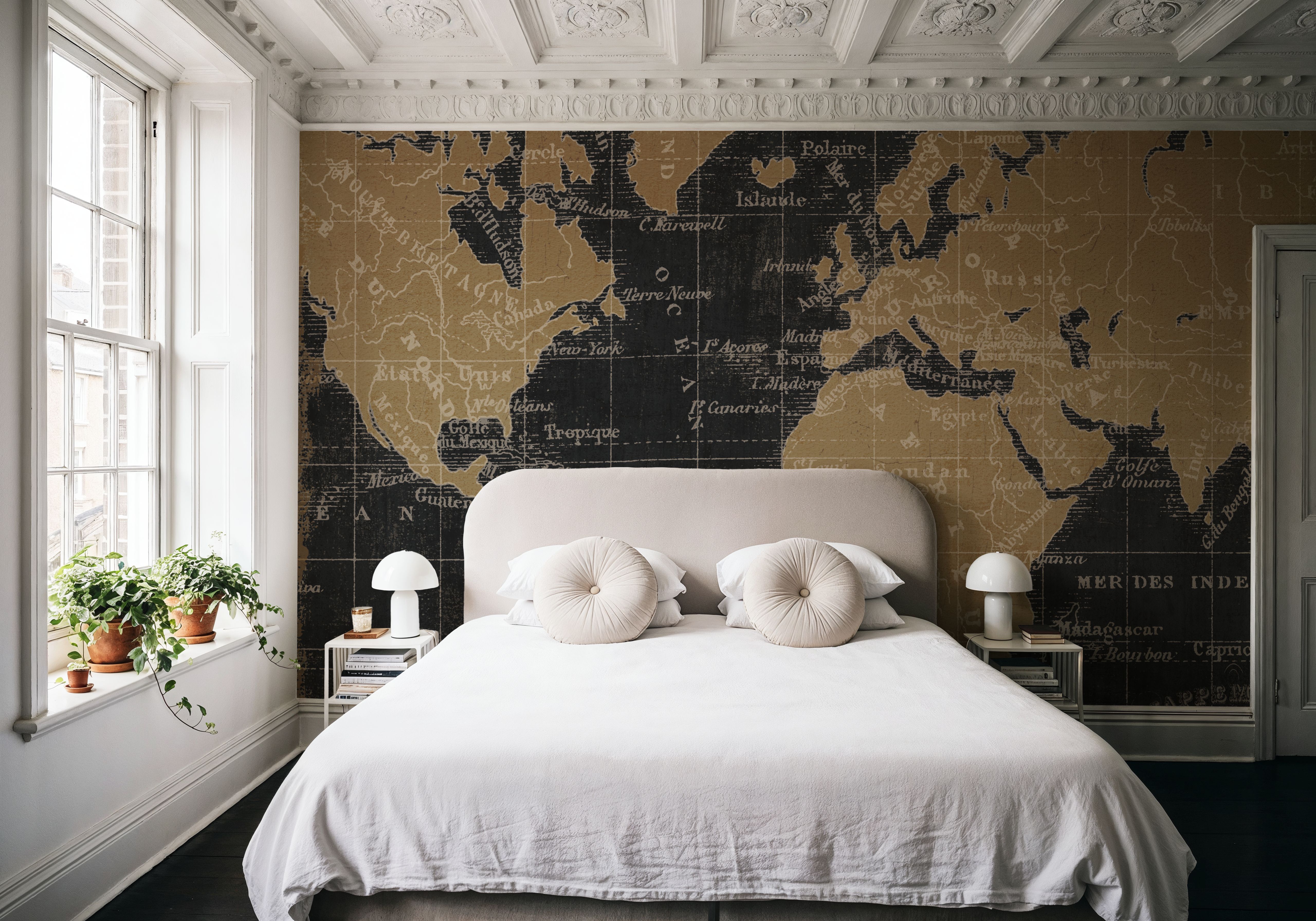 Mappemonde, Wallpaper